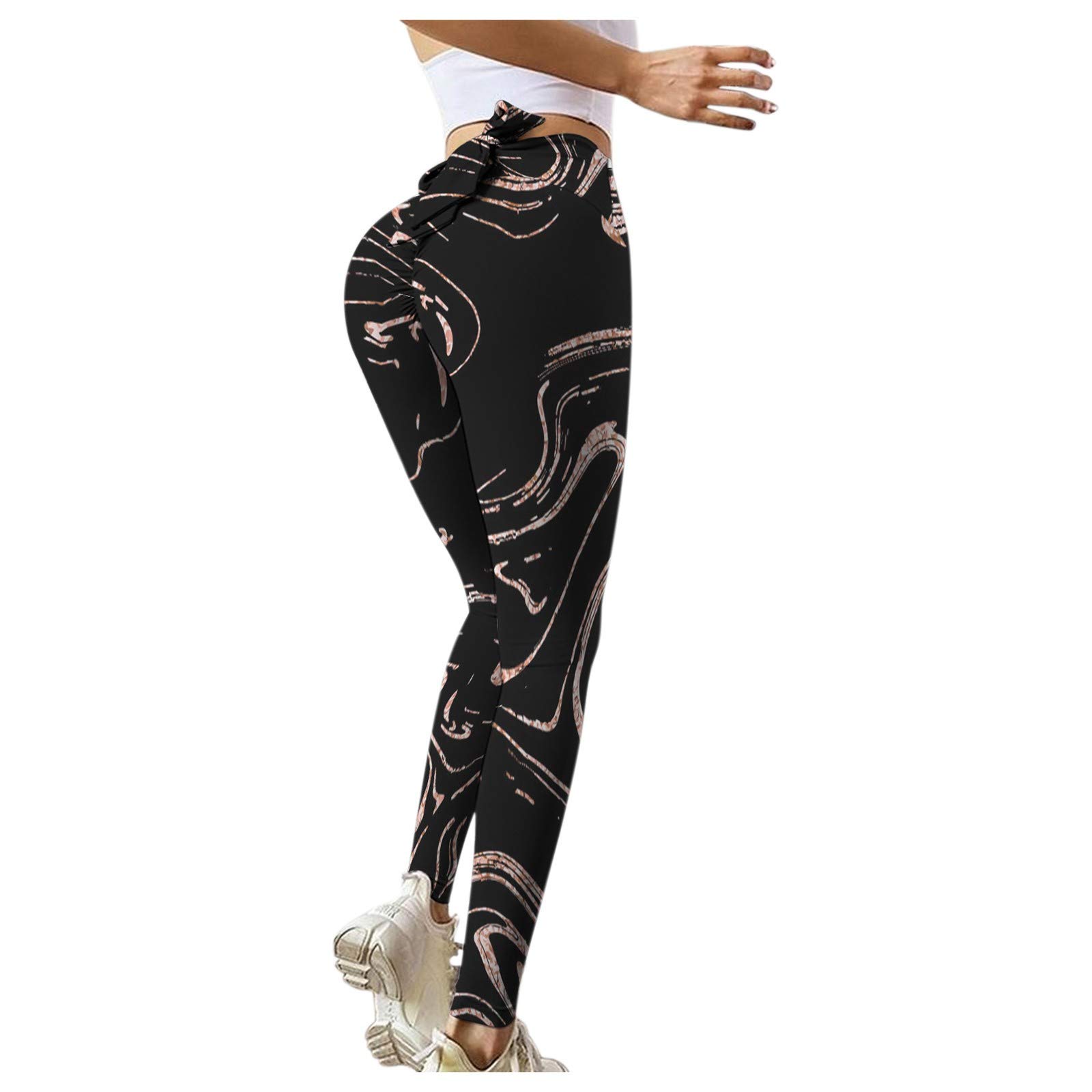 HYWJSZ High Waist Yoga Pants for Women - Sweat Lifting, Slim Fit, Fashionable Workout Leggings - Perfect for Gym, Running, Pilates & Lounge Wear
