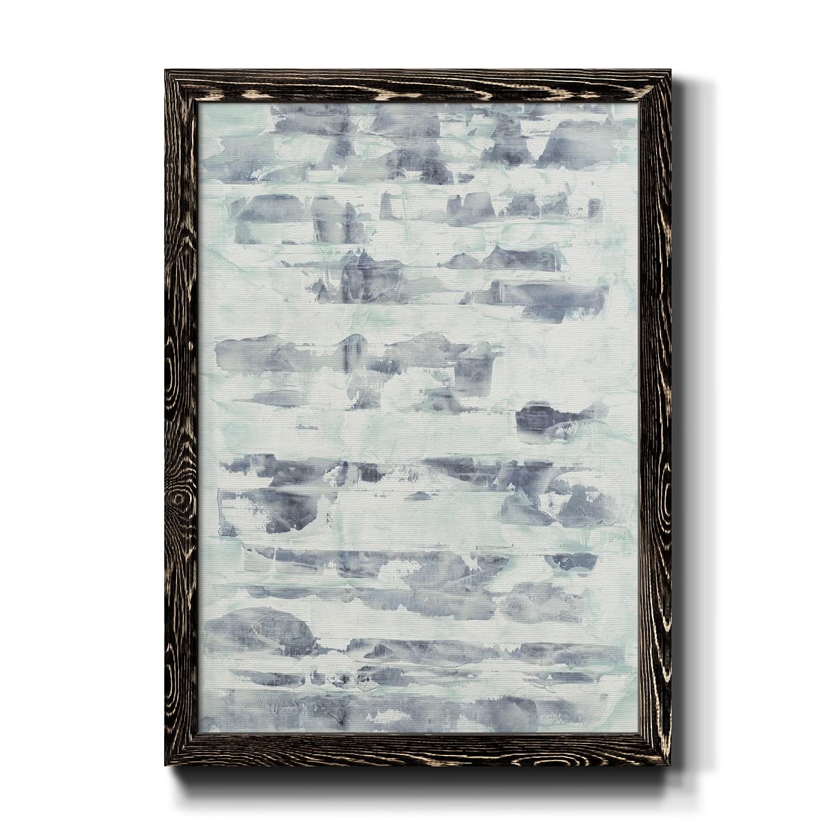 Black Framed Canvas Wall Art - 27x37 Inches - Romantic Traditional Cape Cod Colonial Payne’s Ladder Style - Perfect for Bedroom Décor & Home Interior Design