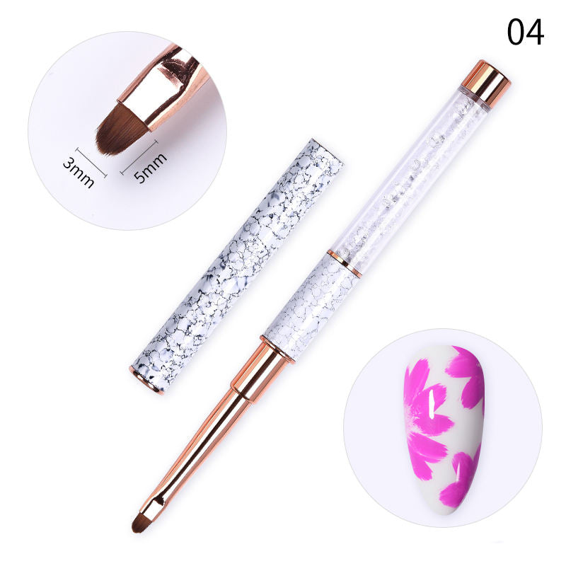 Born Pretty Professional Nail Art Brush Set - 10PCS High-Quality Nail Painting Brushes for Acrylic, Gel & Nail Art Designs - Perfect for DIY Manicures, Salon Use & Nail Art Enthusiasts