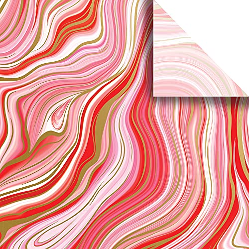 Marbleized Red