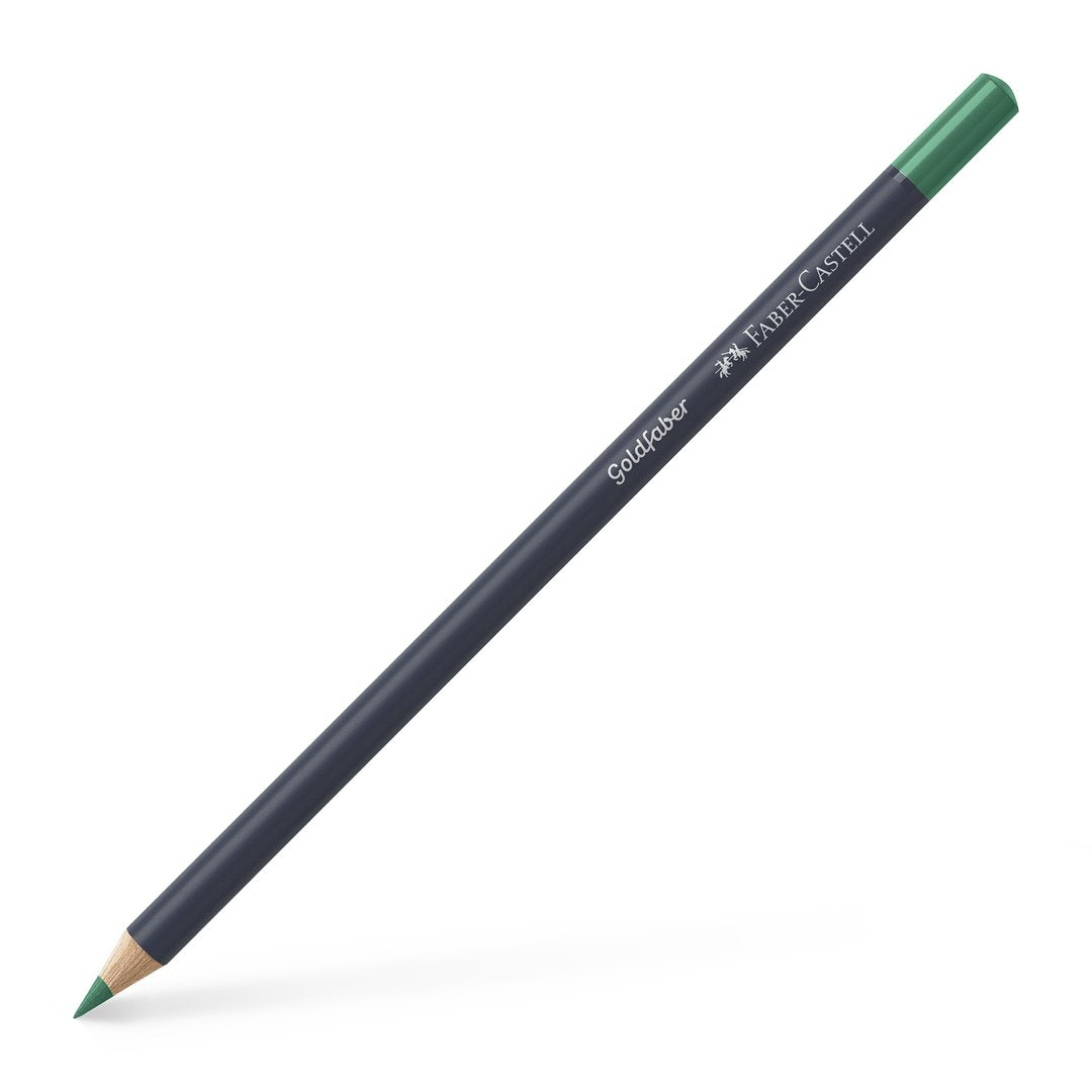Faber-Castell Goldfaber 162 Light Phthalo Green Colored Pencils - Premium Artist Drawing Pencils for Sketching, Coloring & Professional Art Projects