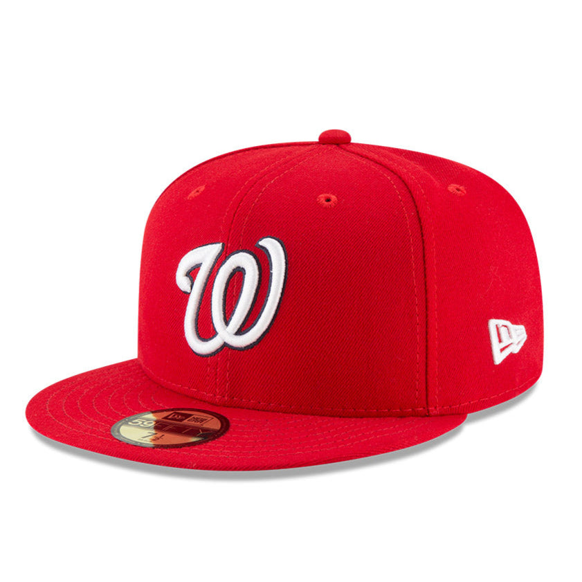 New Era 59Fifty Washington Nationals 20th Anniversary Patch Game Hat - Red | MLB Baseball Cap for Men & Women | Perfect for Games, Collecting & Everyday Wear