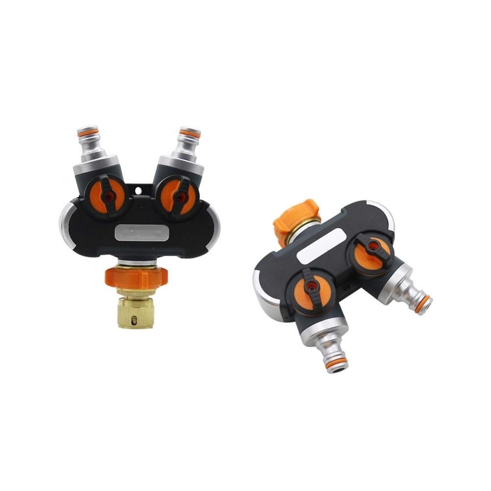 Premium PVC Pipe Fitting - Furniture Grade Water Valve Splitter for Garden Irrigation & Agriculture Tools - Quick Connector Hose Joint Adapter (Black) - Perfect for Lawn Sprinklers, Hydroponic Systems & Farm Water Management