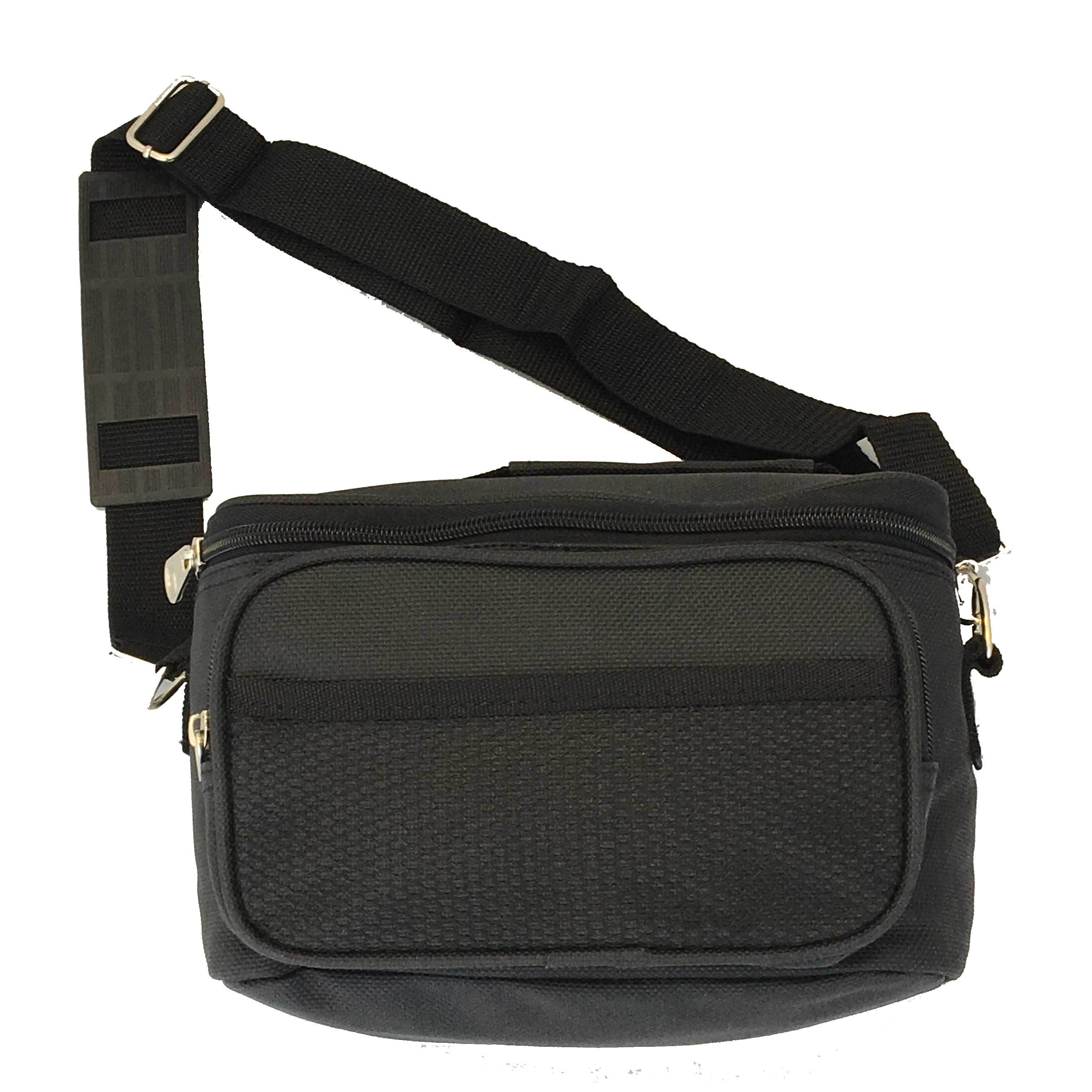 Black / Sky Blue Lunch Bag