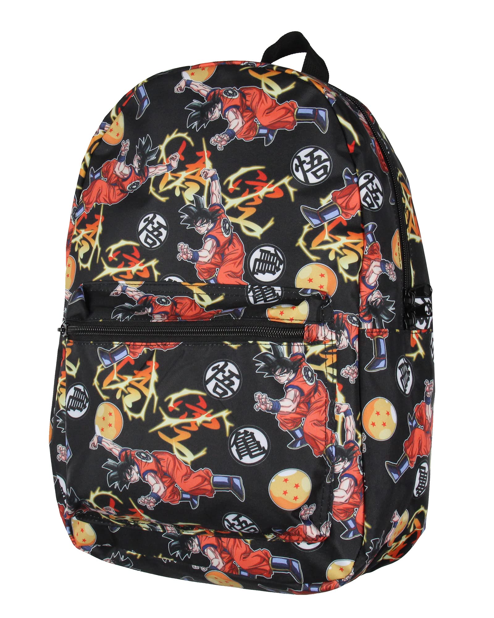 Dragon Ball Z Backpack - Goku Fighting Stance Anime Laptop Backpack for School, Travel & Work | Durable & Stylish DBZ Merchandise