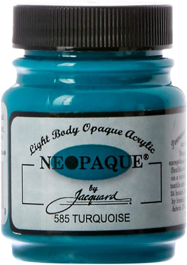 JACQUARD Neopaque Original Fabric Paint - 2.25 fl oz (66ml) - Premium Textile Paint for DIY Crafts, Clothing & Home Decor - Perfect for T-Shirts, Canvas Bags & Upholstery