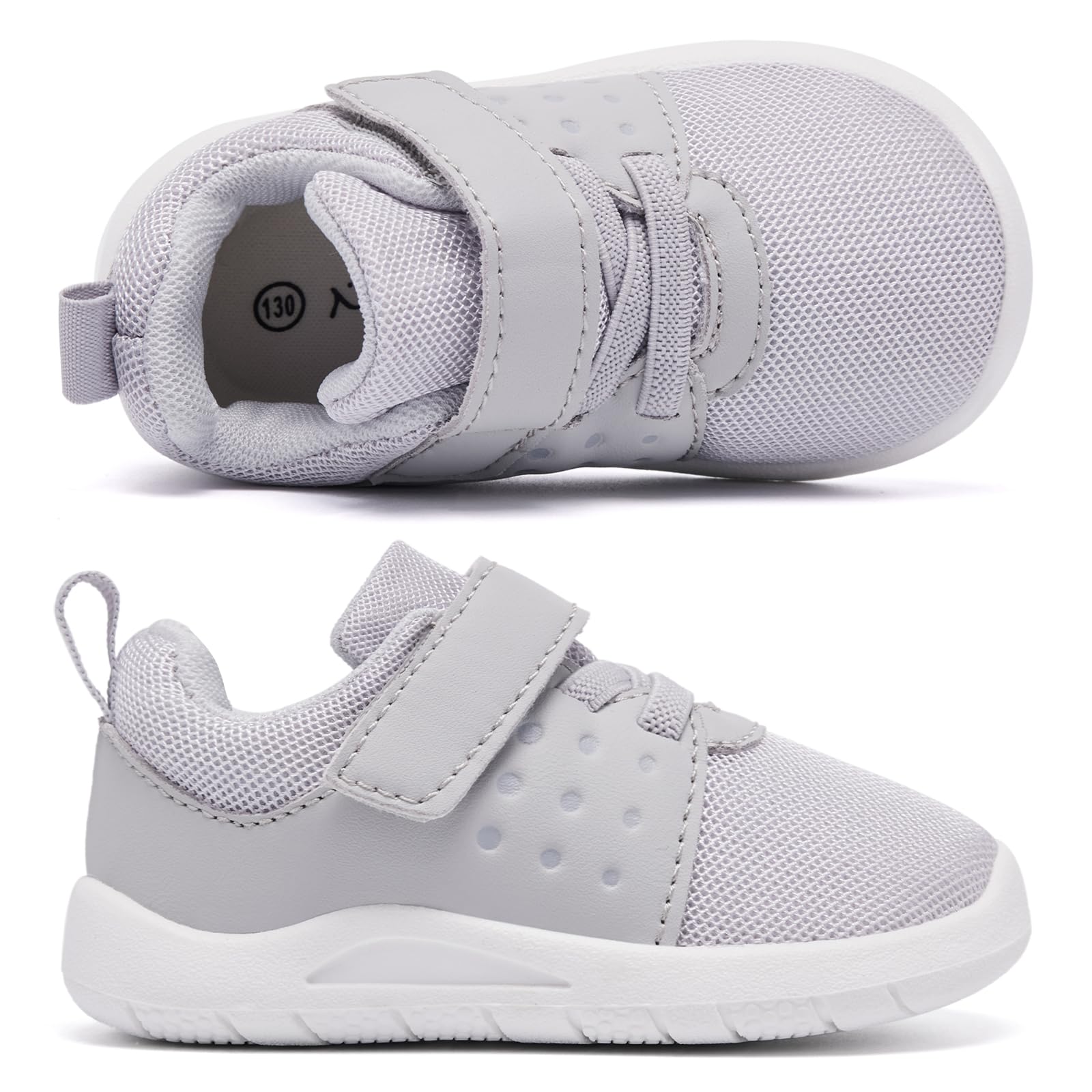 MORENDL Toddler Baby Shoes 0-4 Years - Lightweight Breathable Non-Slip Sneakers for Boys & Girls - Running, Walking, Tennis & Barefoot Play - Perfect for Outdoor Activities & Playground Fun