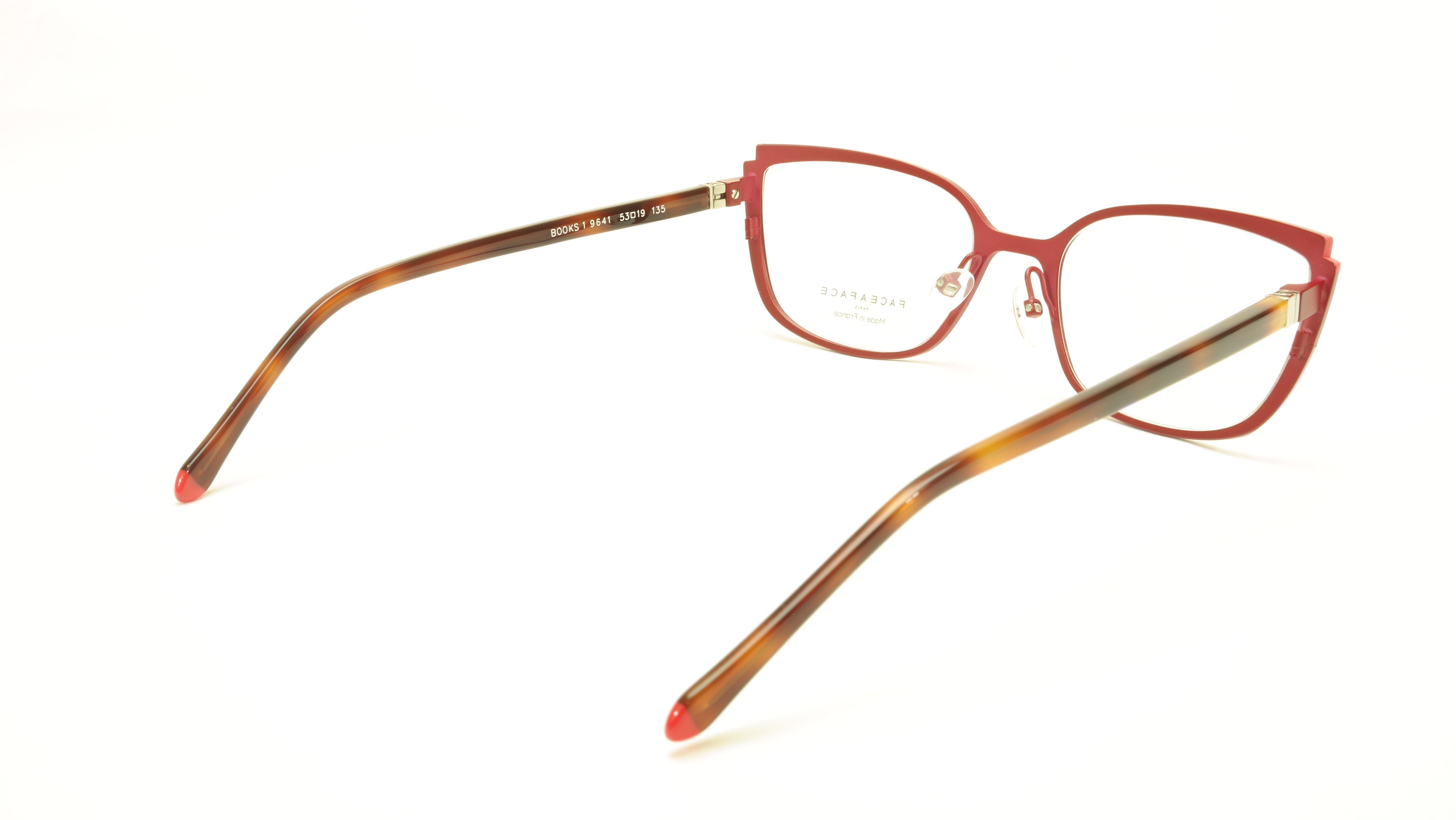 Face A Face Books 1 Collection 9641 Eyeglasses - French-Made Acetate Frames (53-19-135) | Premium Reading Glasses for Women & Men | Perfect for Office, Reading & Fashion Accessories