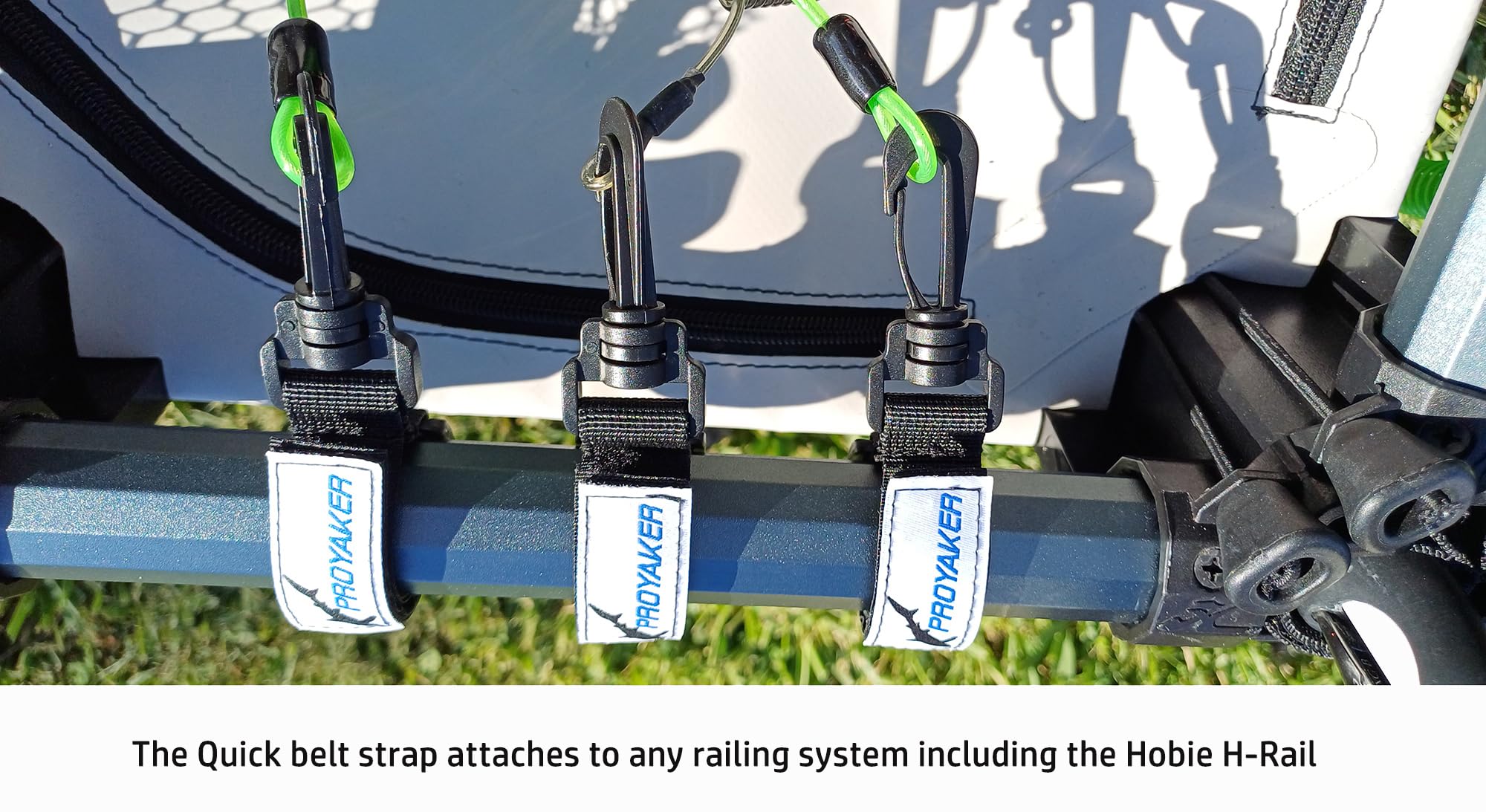 Heavy Duty Fishing Rod Leash - Secure Tackle & Gear for Offshore, Boat & Kayak Fishing - Perfect for Saltwater, Freshwater & Extreme Conditions
