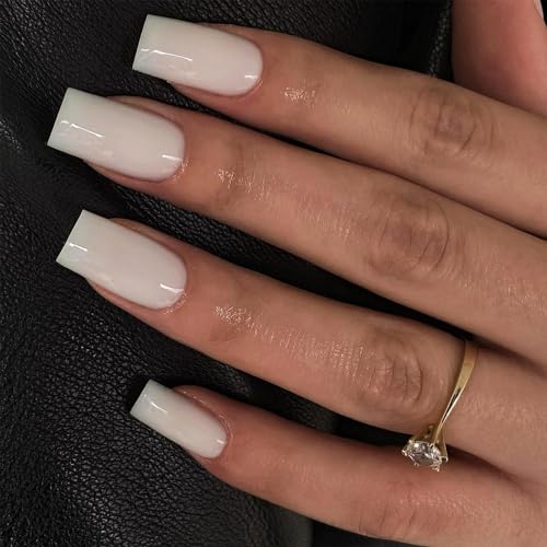 glossy white
