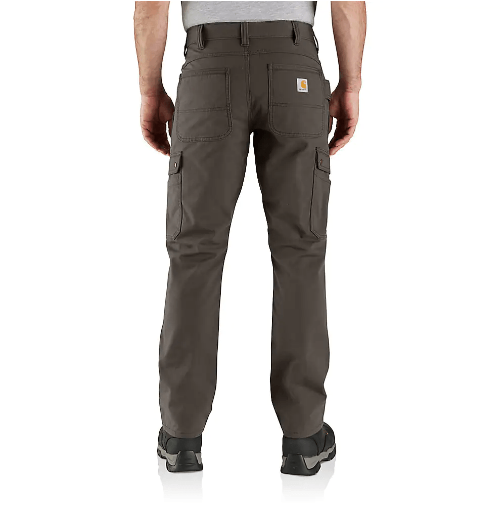 Durable Relaxed Fit Ripstop Cargo Work Pants for Men - Black | Heavy Duty Tactical Pants for Construction, Hiking & Outdoor Work