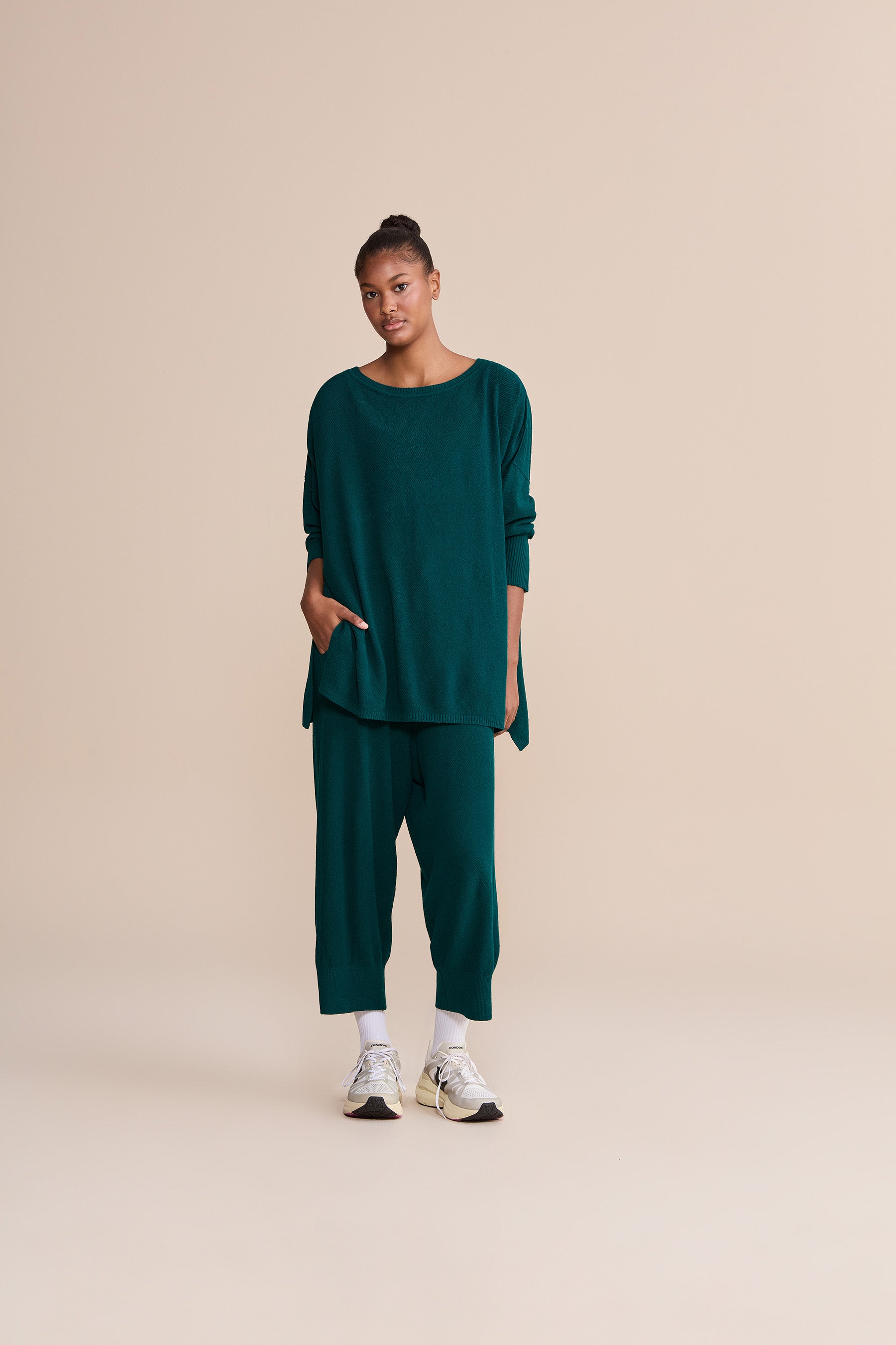 Women's Mesh Stitch Knit Sweater - Breathable Loose Fit Pullover for Casual Wear & Layering | Perfect for Fall, Winter & Spring Outfits