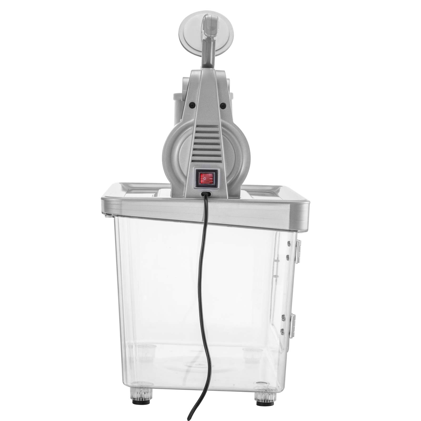 VEVOR 110V Commercial Ice Crusher 661LBS/H, ETL Certified 300W Electric Snow Cone Maker with Dual Stainless Steel Blades - Heavy Duty Shaved Ice Machine for Home, Restaurants, Bars - Perfect for Parties, Cocktails, and Summer Treats