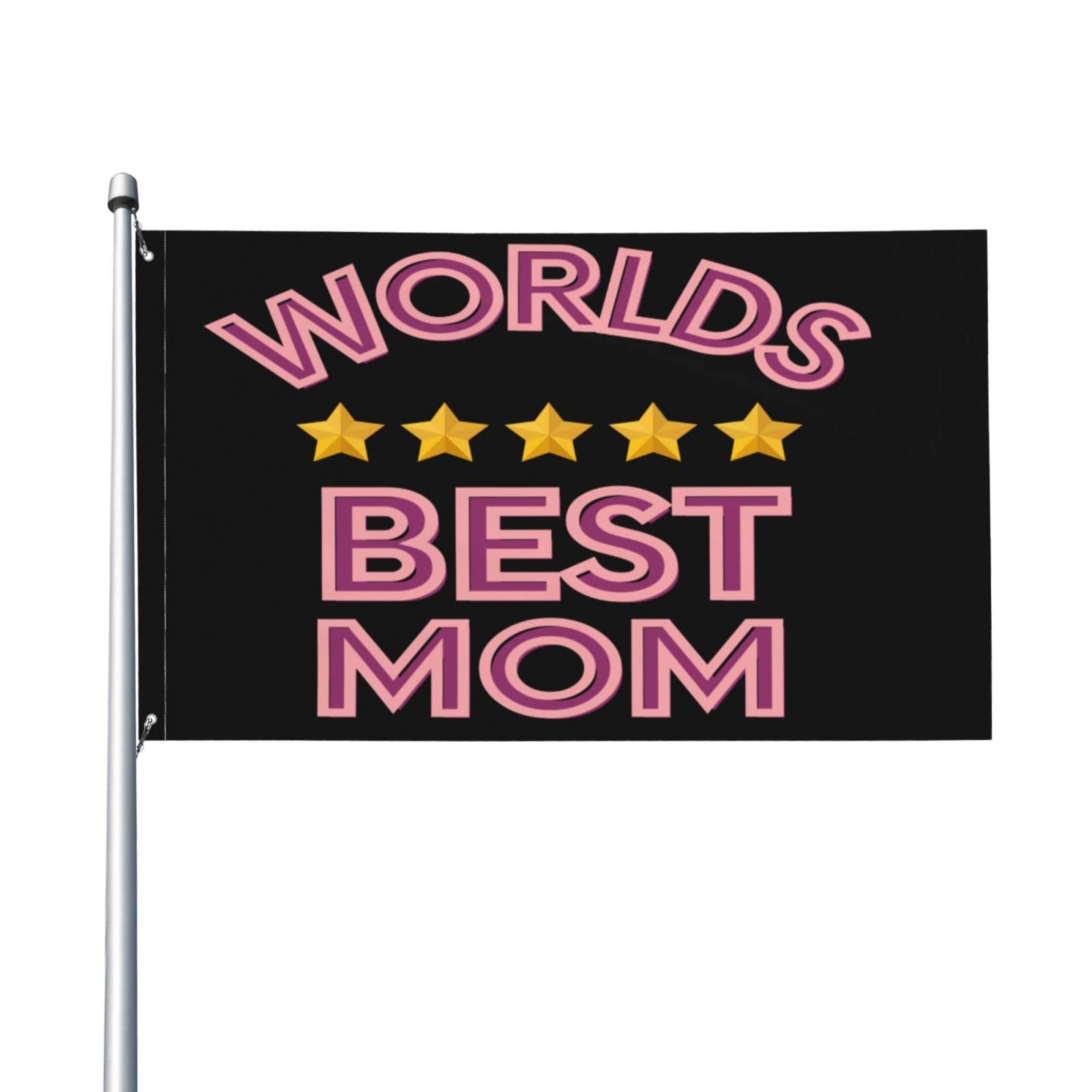 3x5 Ft Happy Mother's Day Flag - Best Mom Gift Ever with Metal Grommets | USA Patriotic Decoration for Yard, Garden & Home Celebration