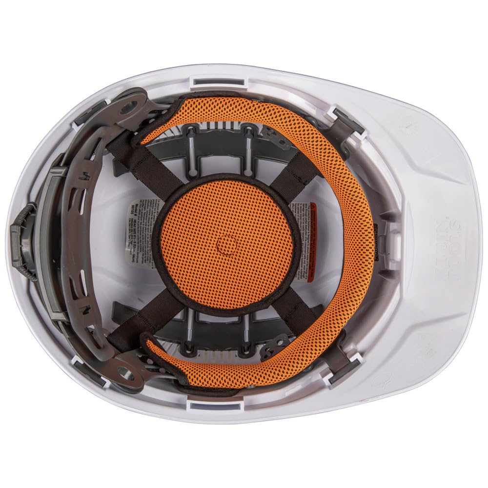 Klein Tools KHHSPN Hard Hat Suspension Replacement - Adjustable Ratchet Knob & Pivot for Construction Safety Helmets | Perfect for Construction Workers, Electricians & Industrial Safety Gear
