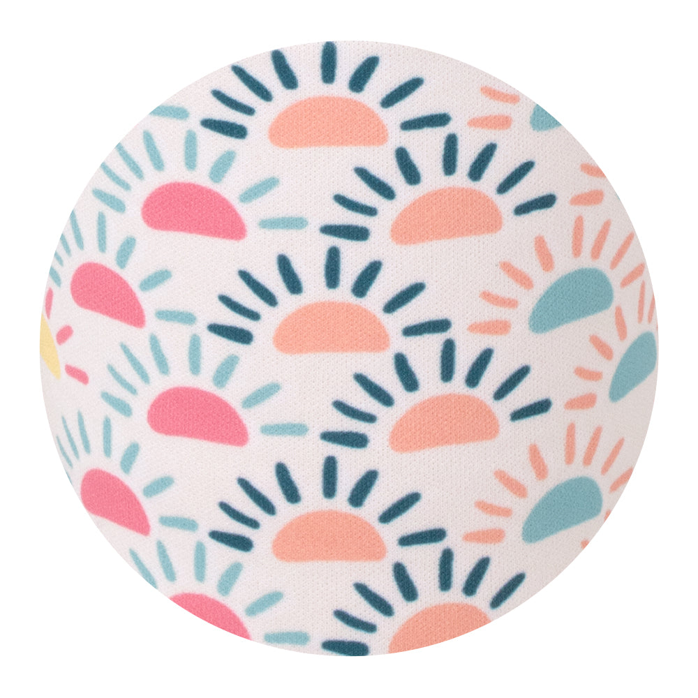 Sun Chaser Medium Iced Cup Coolie - Insulated Beverage Sleeve for Cold Drinks, Perfect for Iced Coffee, Smoothies and Summer Drinks - Great for Beach, Pool Parties and Outdoor Activities