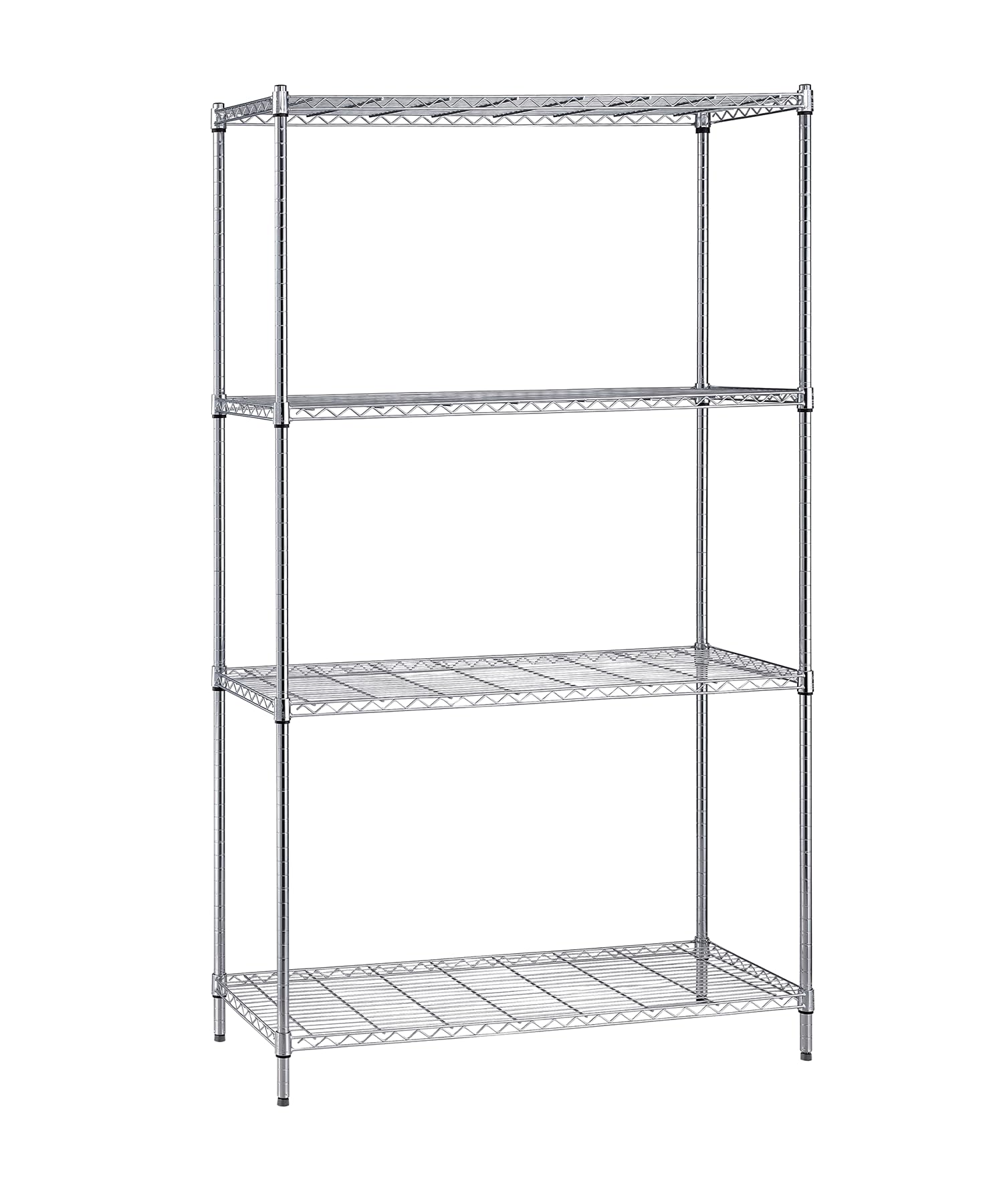 Quantum 4-Tier Wire Shelving Kit - 12x36x74