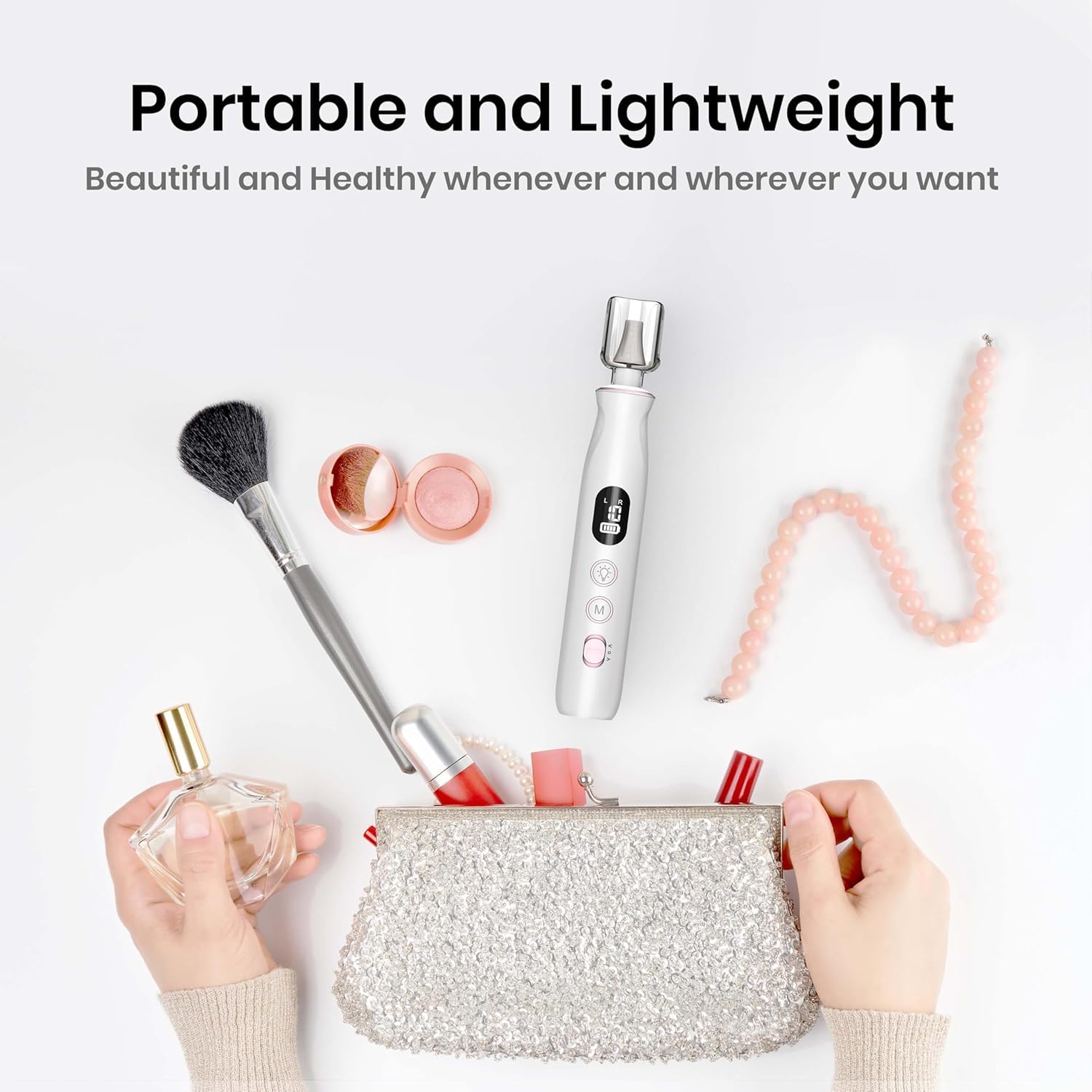 Professional Cordless Electric Nail Drill Kit - Rechargeable Nail File for Acrylic, Gel Nails & Thick Toenails | Portable Manicure Pedicure Grinder with Multiple Bits | Perfect for Home Salon, Nail Artists & DIY Nail Care