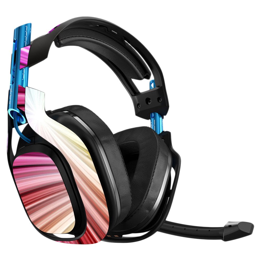 MightySkins Vinyl Decal Wrap Cover for Astro A50 3rd Gen Gaming Headset - Rainbow Explosion Design | Protective, Durable & Customizable Skin | Easy to Apply & Remove | Made in USA | Perfect for Gaming, Streaming & Personalization