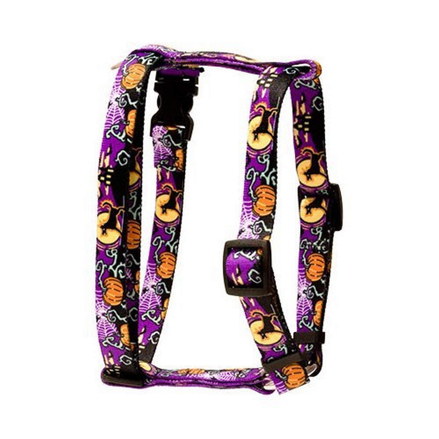 Yellow Dog Design Roman Harness for Large Dogs - X-Large Size, Scary Night Black Leather Costume - Perfect for Halloween Pet Costumes & Cosplay Events