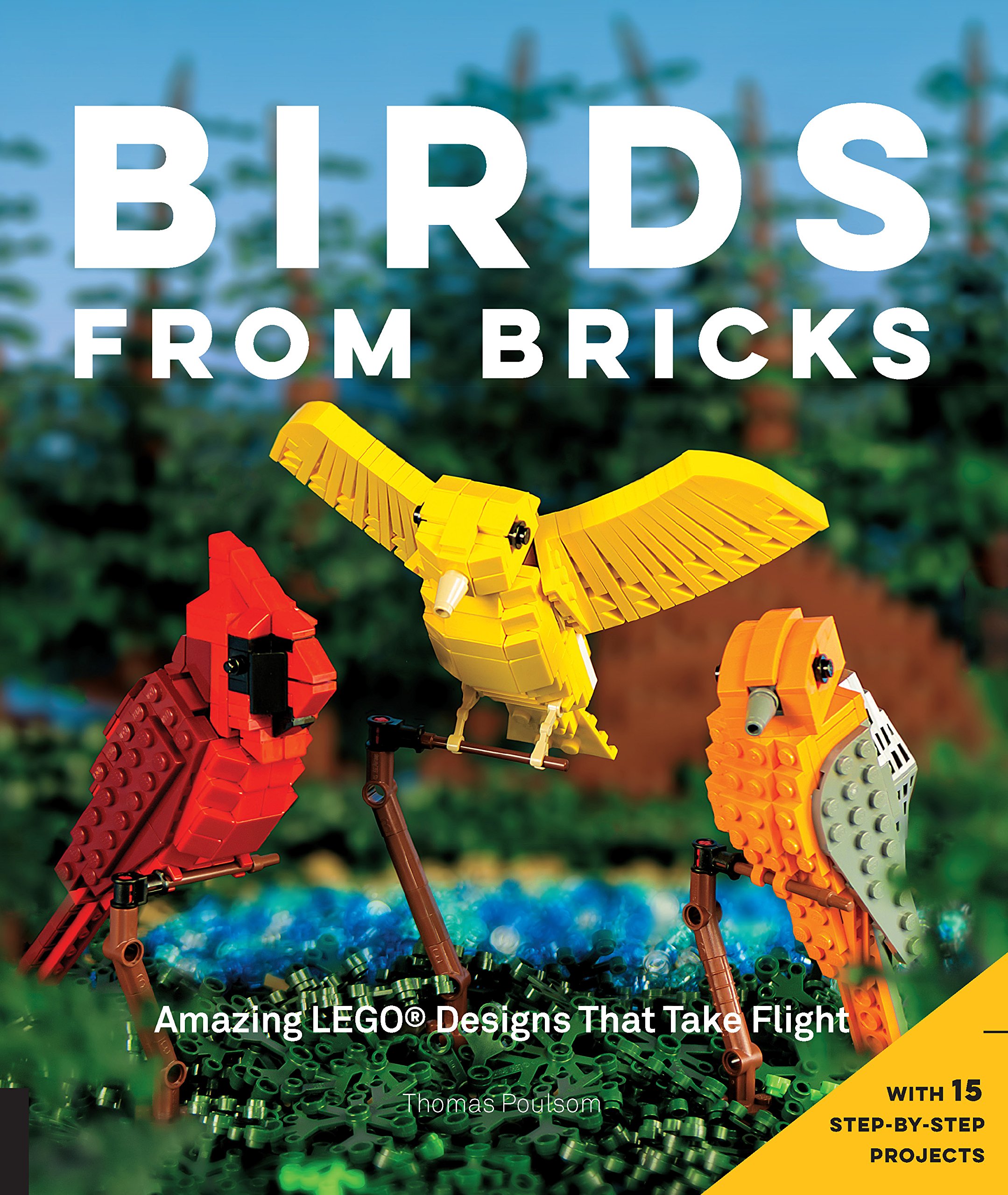 Birds from Bricks: Amazing LEGO(R) Building Designs - 15 Step-by-Step Flight Model Projects for Kids & Adults | Creative DIY Home Decor & STEM Educational Activity