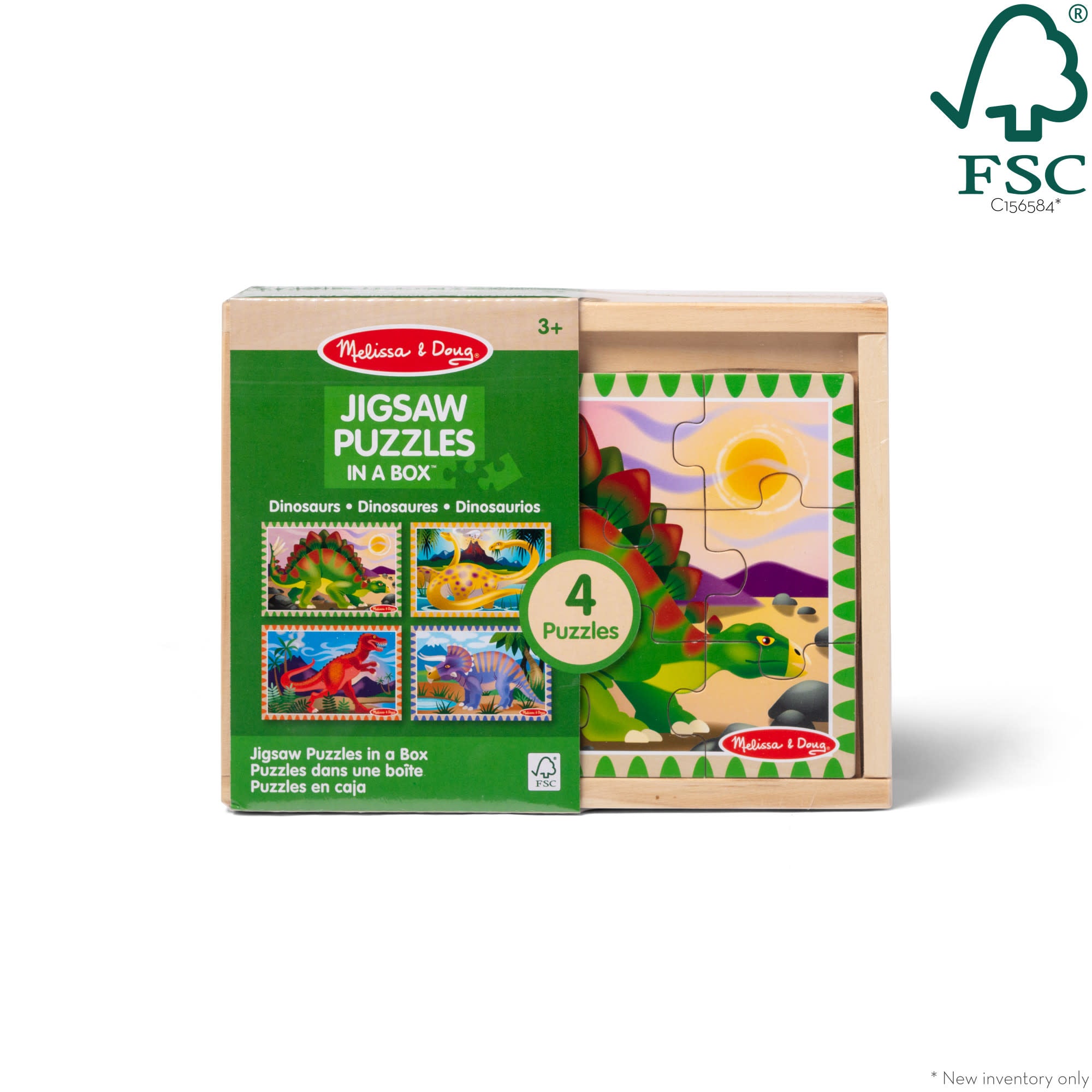 Premium Wooden Jigsaw Puzzle Set - Dinosaur Theme Educational Toys for Kids | Fun Learning Activity for Family Game Night & Classroom STEM Projects