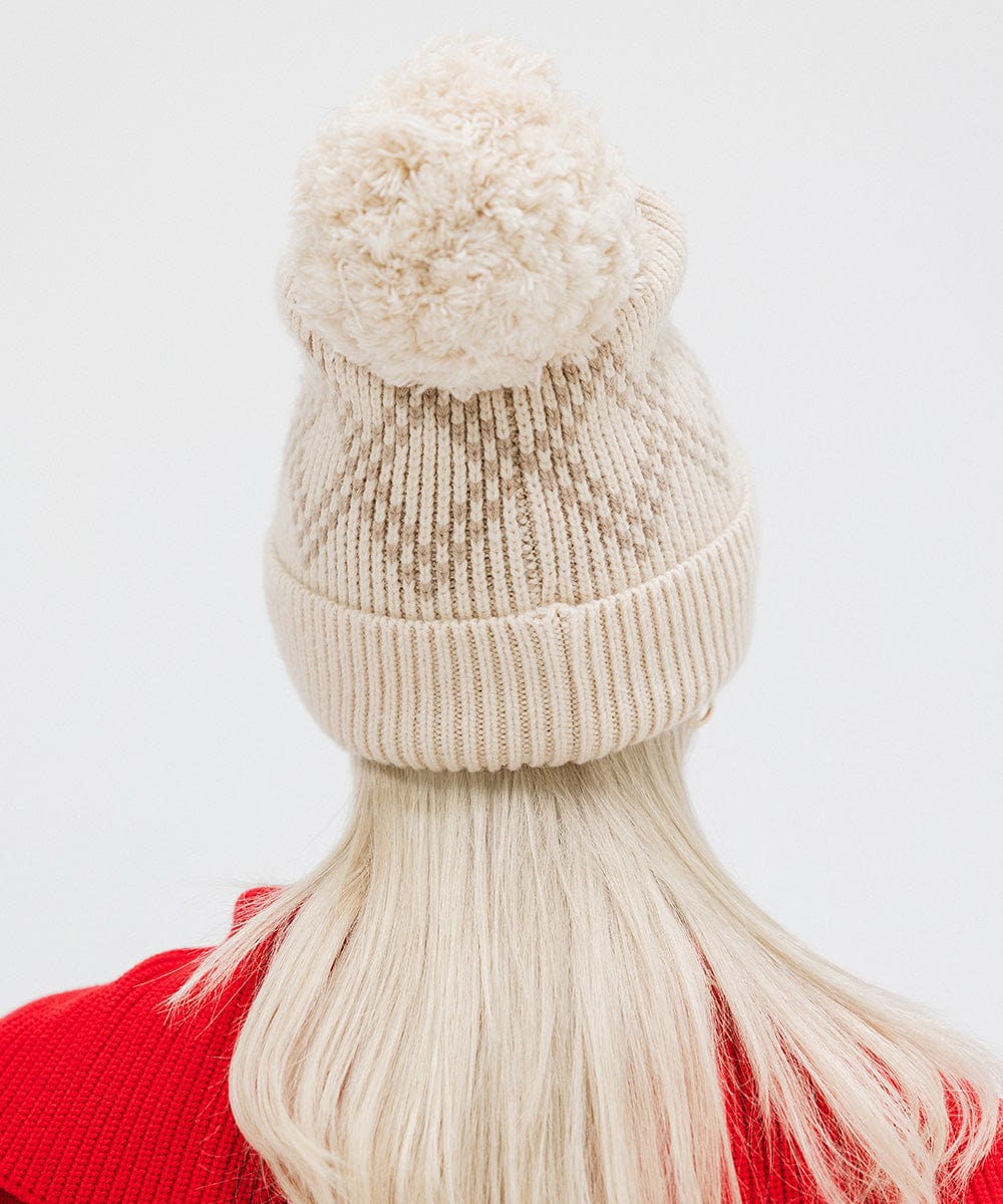 Elio Pom Beanie - Warm Winter Knit Hat with Faux Fur Pom for Men & Women - Perfect for Skiing, Snowboarding & Outdoor Activities