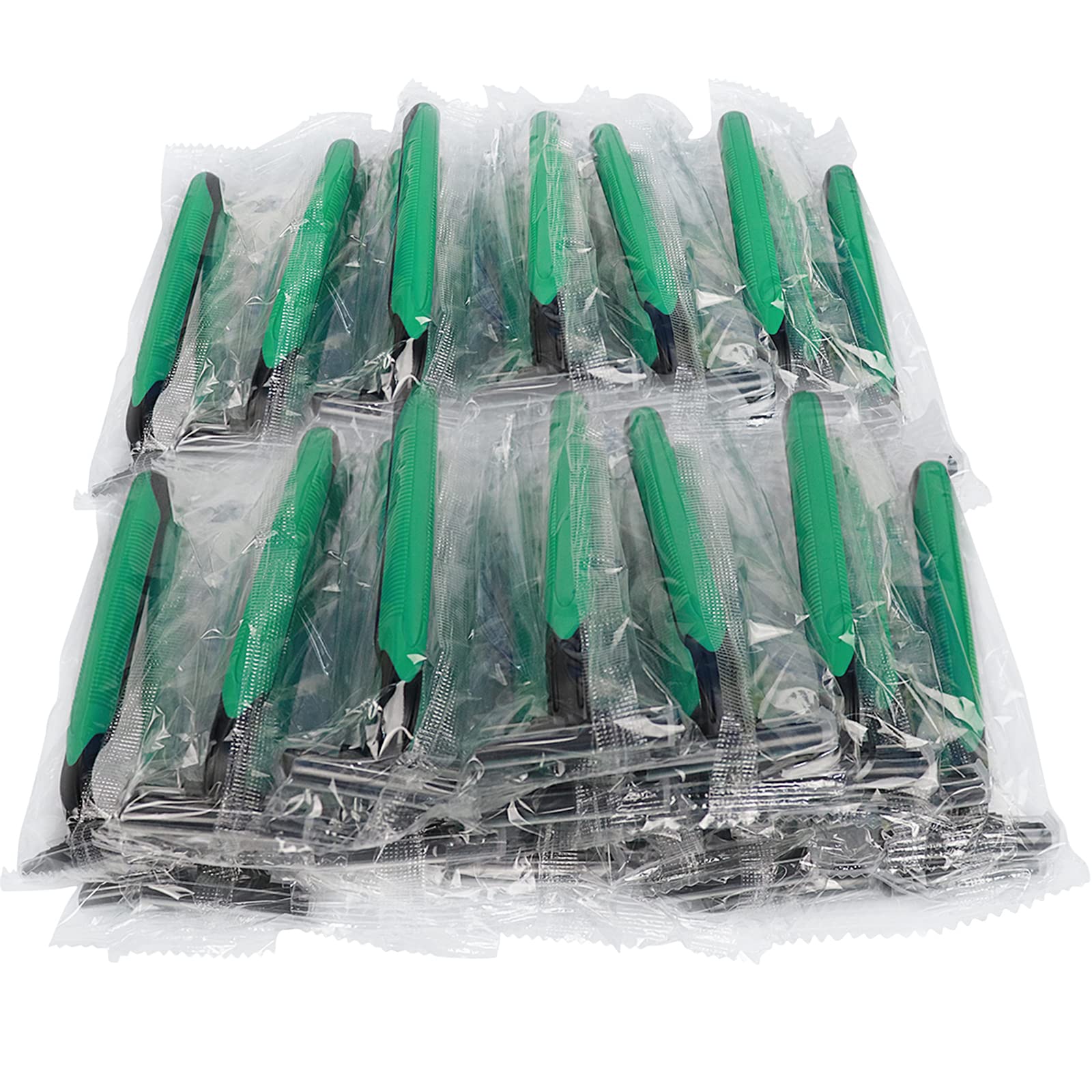 100 Pack Twin Blade Razors Bulk - Individually Wrapped Disposable Razors for Men & Women - Perfect for Home, Travel, Hotels & Grooming Kits - Smooth Shaving for Face & Body