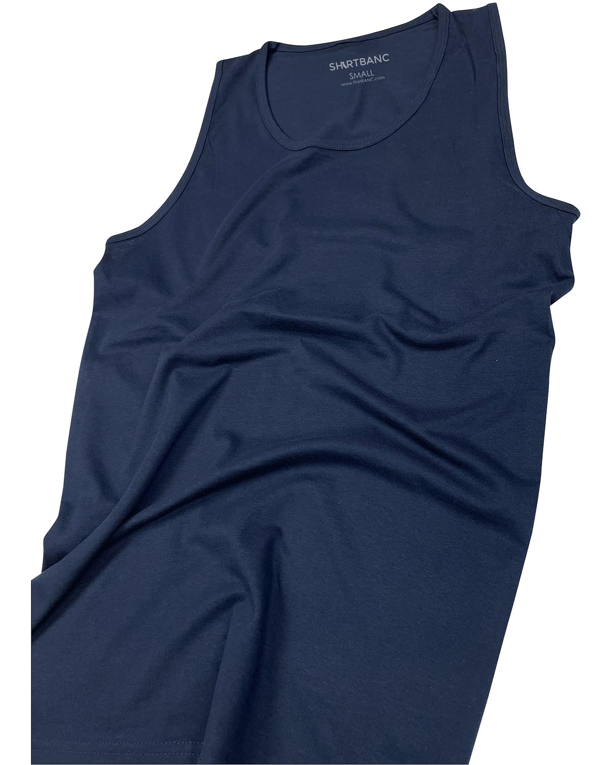 SHIRTBANC Men's Cotton Tank Top - Breathable Workout & Gym Shirt, Sleeveless Muscle Tee for Beach, Running & Summer Outdoor Activities