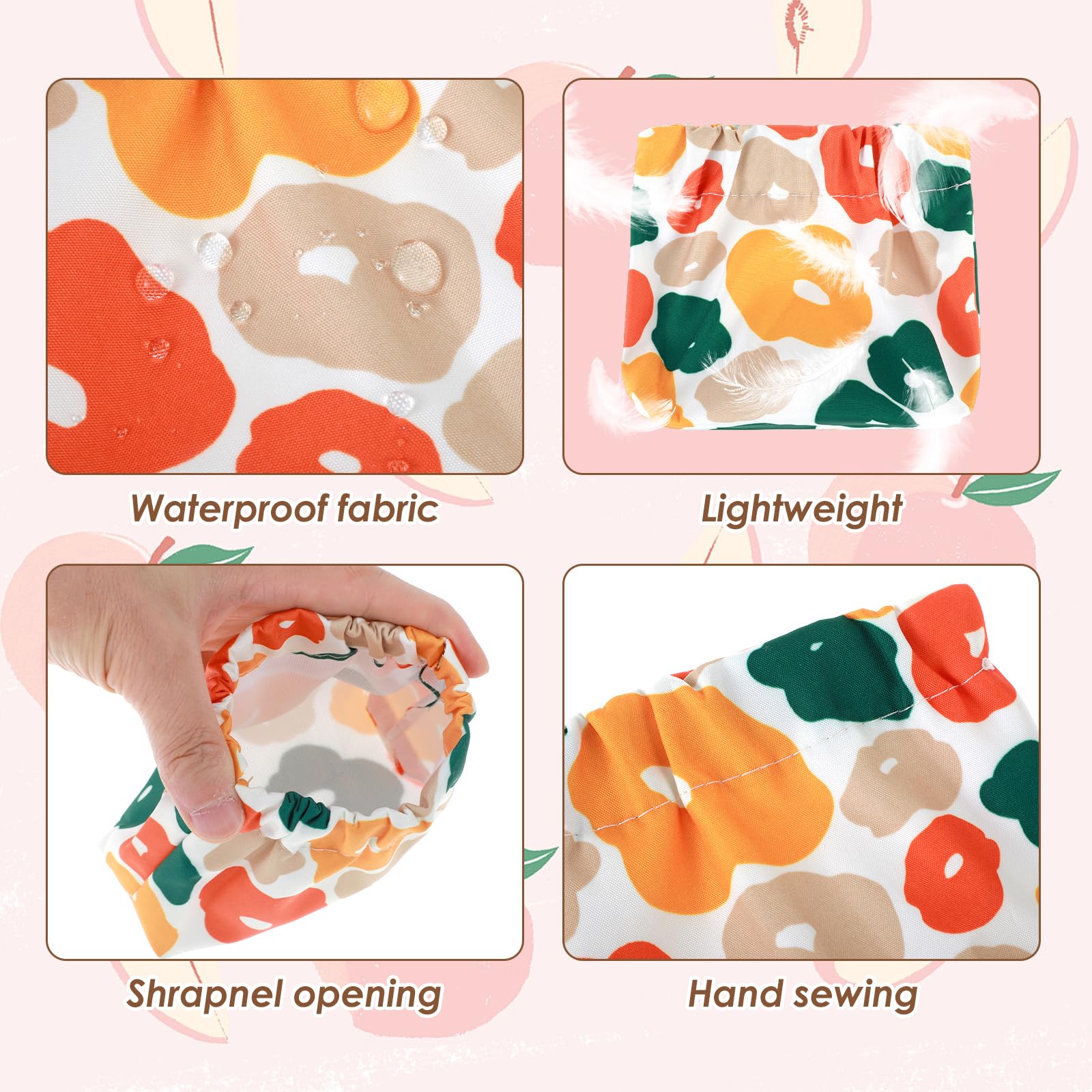 **Cute Mini Makeup Bag Set of 4 - Small Cosmetic Pouch for Lipstick, Brushes & Travel Essentials | Portable Toiletry Organizer for Women, Pencils & Cards | Perfect for Travel, Gym & Daily Use**
