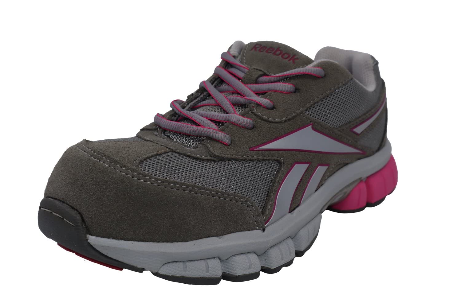 Reebok RB445 Women's Performance Cross Training Shoes - Lightweight Gym & Workout Sneakers for Women in Pink/Grey - Perfect for Running, HIIT & Fitness Classes