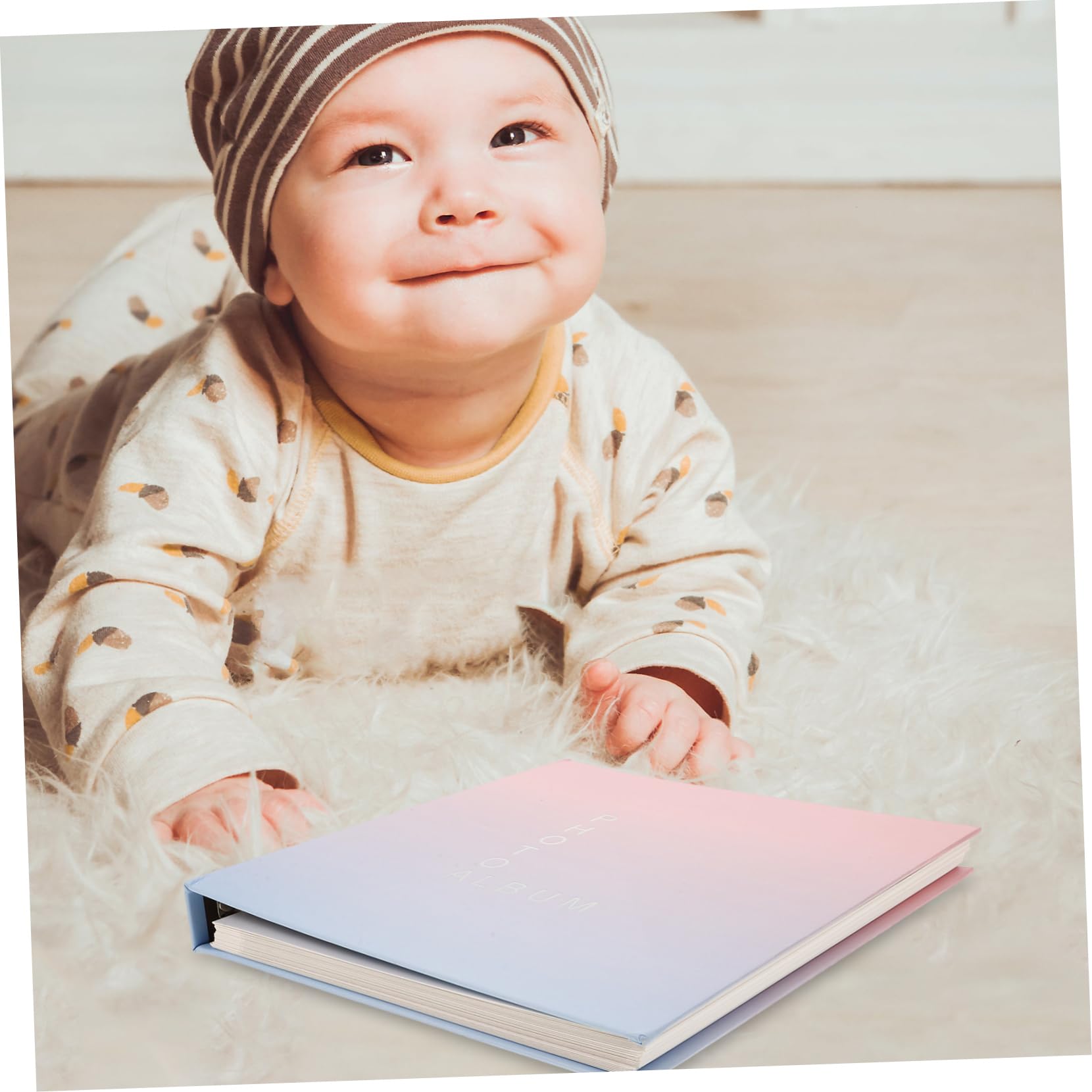 PLAFOPE Photo Album - Scrapbook for Keepsakes, Memories & Special Moments | Acid-Free Paper Photo Book for Girls, Women & Family | Perfect for Weddings, Baby Photos & Travel Memories