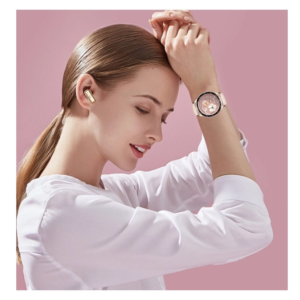 DECWIN T97 Smart Watch with Bluetooth Headset - Fitness Tracker, Heart Rate Monitor, Sleep Tracking for Running, Workout & Daily Use