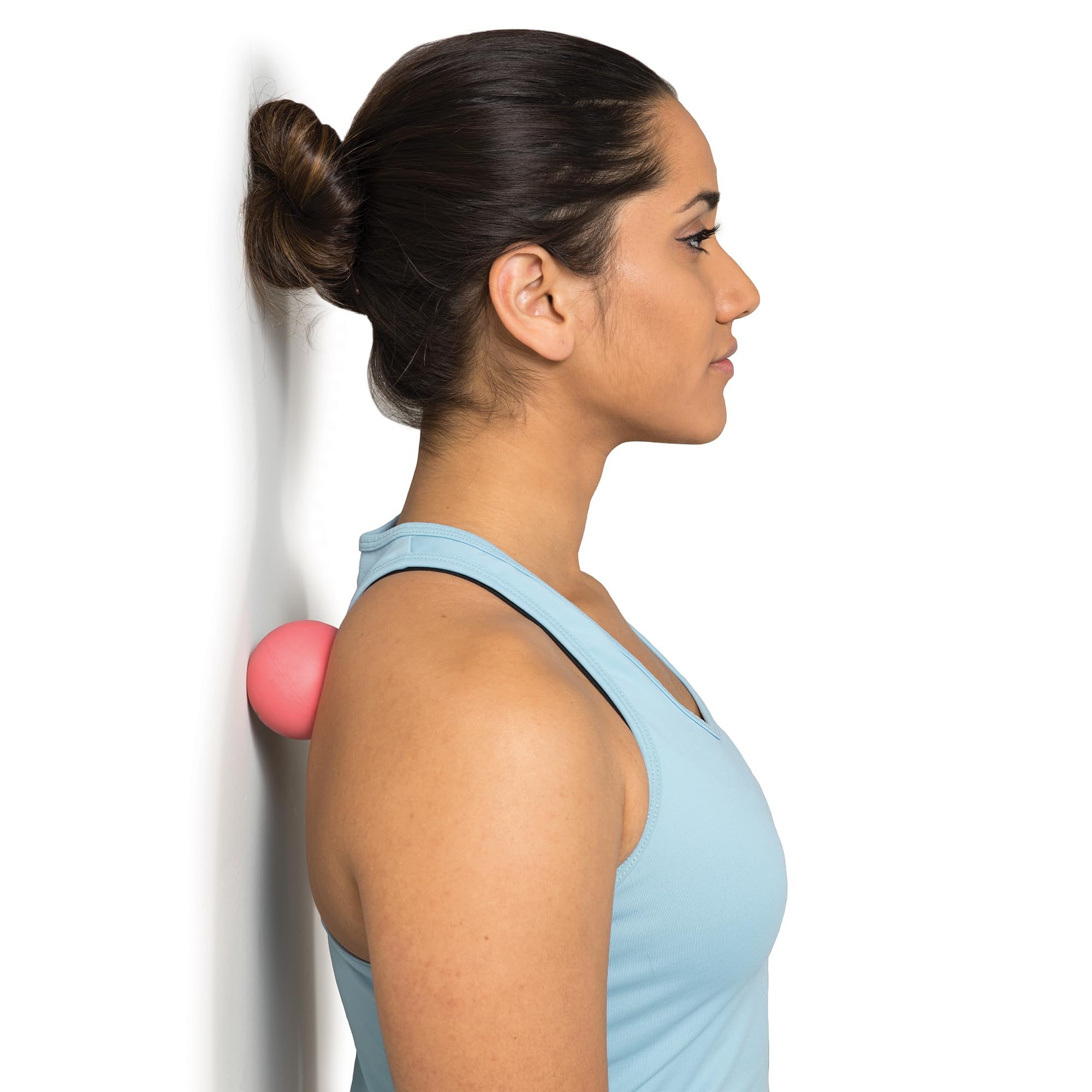 OPTP Super Pinky Ball - Firm Density Massage Ball for Deep Tissue, Back Pain Relief, Shoulder Tension & Sore Muscles - Plantar Fasciitis Therapy - Perfect for Home, Office & Gym Recovery Workouts