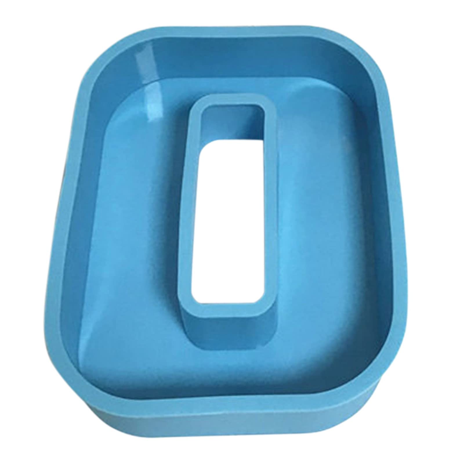 Plowerme 26-Piece DIY Silicone Alphabet & Number Cake Mold Set - Food-Grade Crystal Cake Mould for Baking, Cupcakes, Chocolate, Candy (Blue, One Size) - Perfect for Birthday Parties, Baby Showers & Wedding Decorations