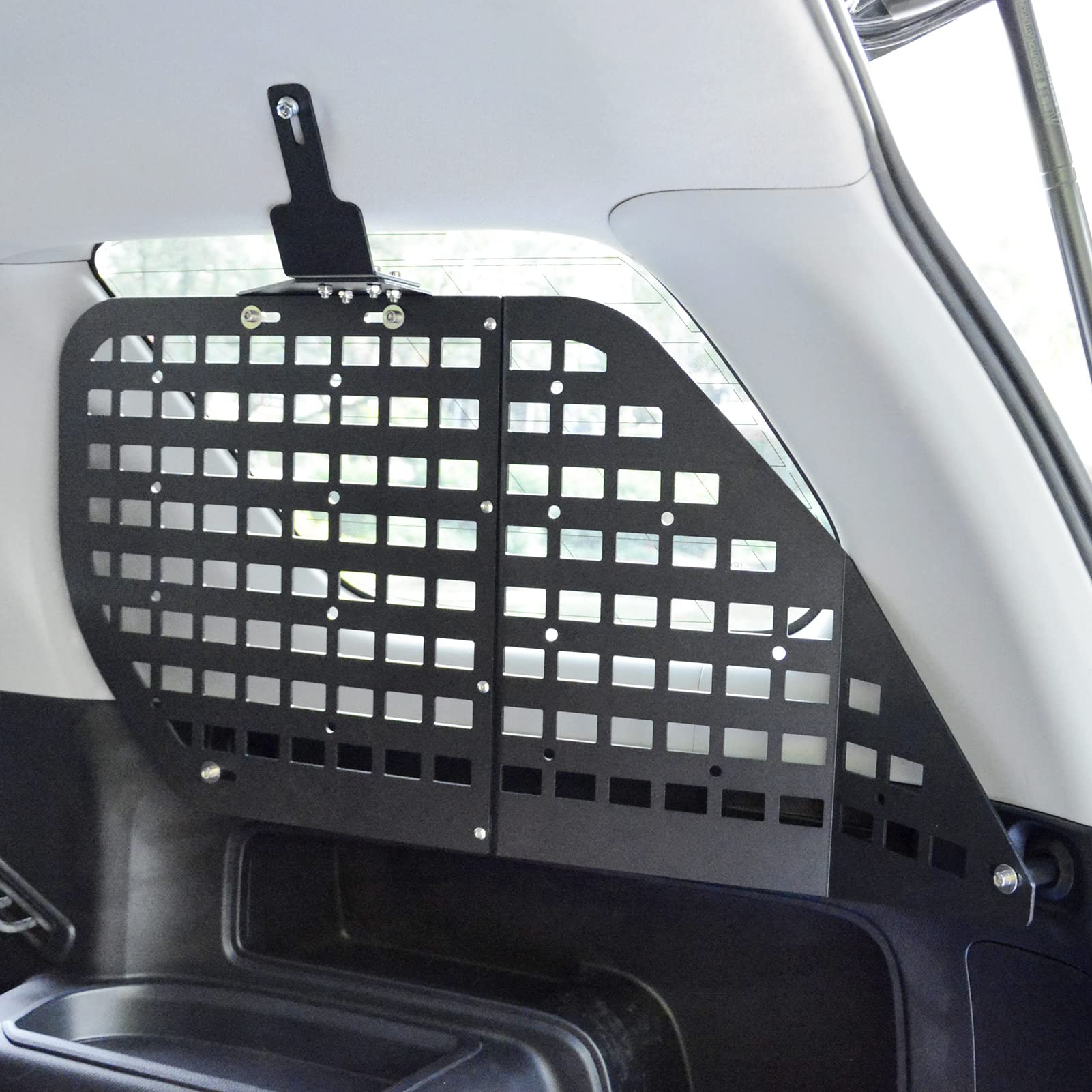 Toyota 4Runner 2010-2020 Rear Window Molle Panel - Modular Storage System with 10 Fastening Tapes | Perfect for Off-Road Gear Organization & Adventure Travel Accessories
