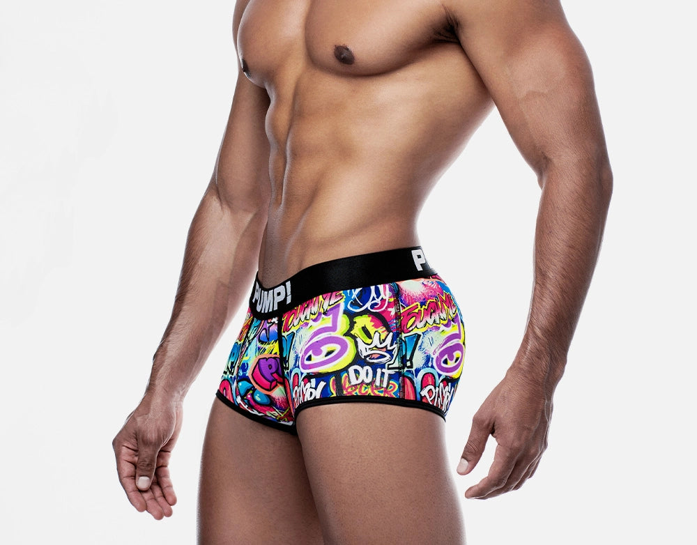 PUMP! Drip Boxer Graffiti - High-Quality Men's Underwear for Comfort & Style | Perfect for Gym, Workout & Everyday Wear