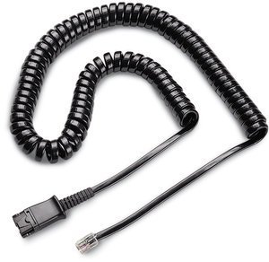 Plantronics Headset Amplifier Cable - 10ft Replacement Cord for Office & Call Center Headsets - Perfect for Remote Work & Customer Service