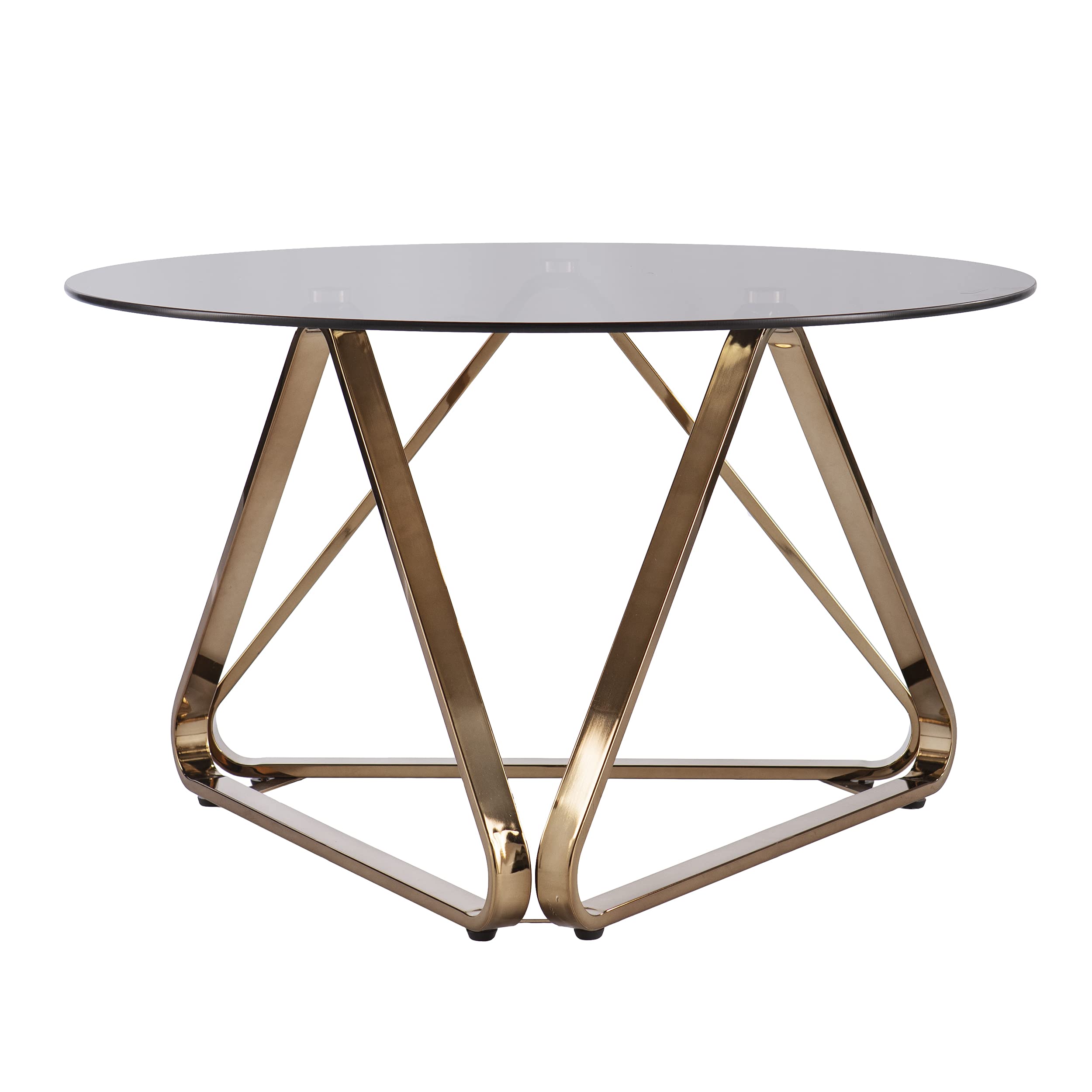SEI Furniture Stondon Coffee Table - Standard Size, Champagne Finish - Perfect for Living Room, Lounge & Home Decor