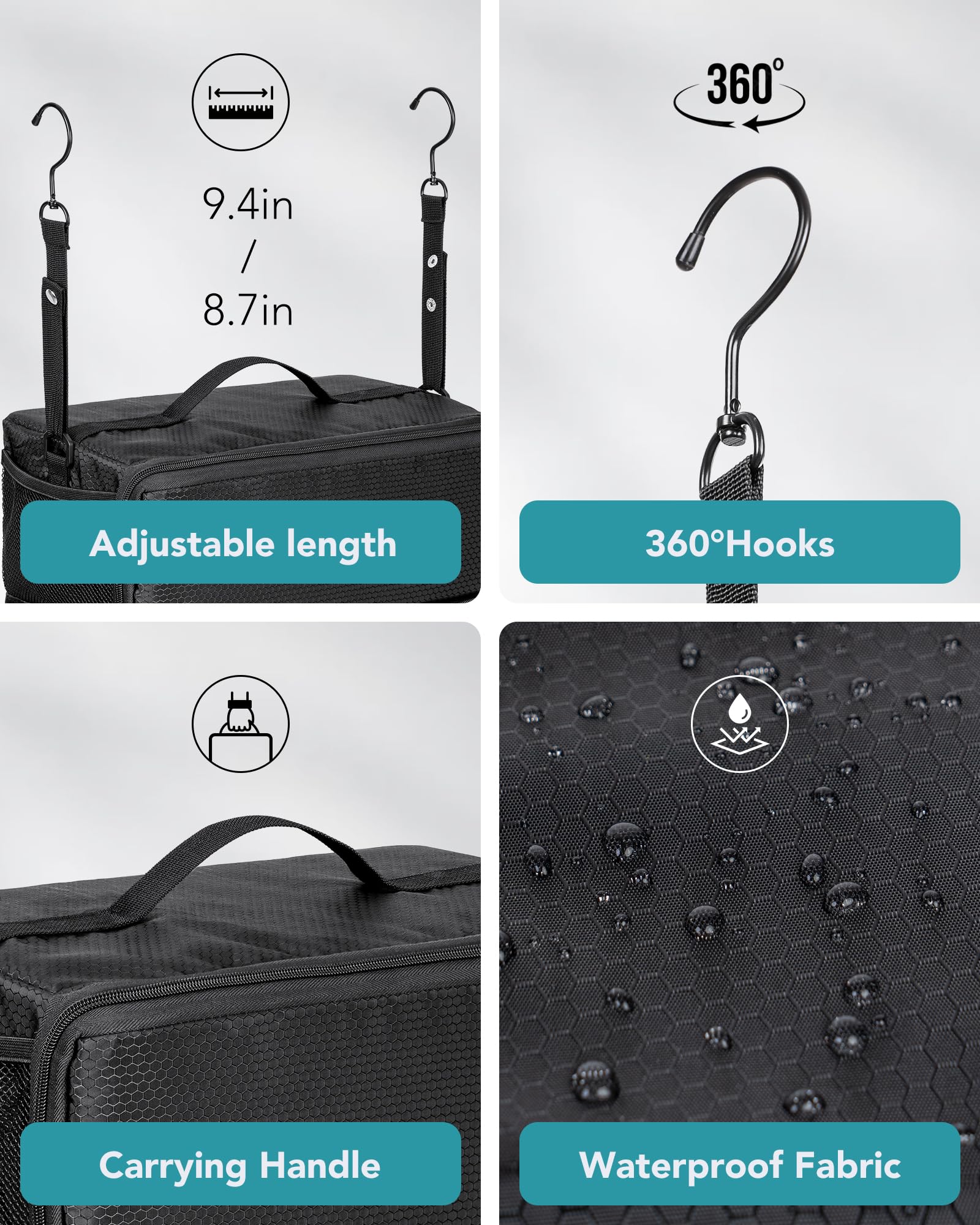 Best Travel Luggage Organizer - Hanging Packing Cubes & Collapsible Suitcase Shelves for Carry-On | Portable Closet Storage for Business Trips & Vacation Packing
