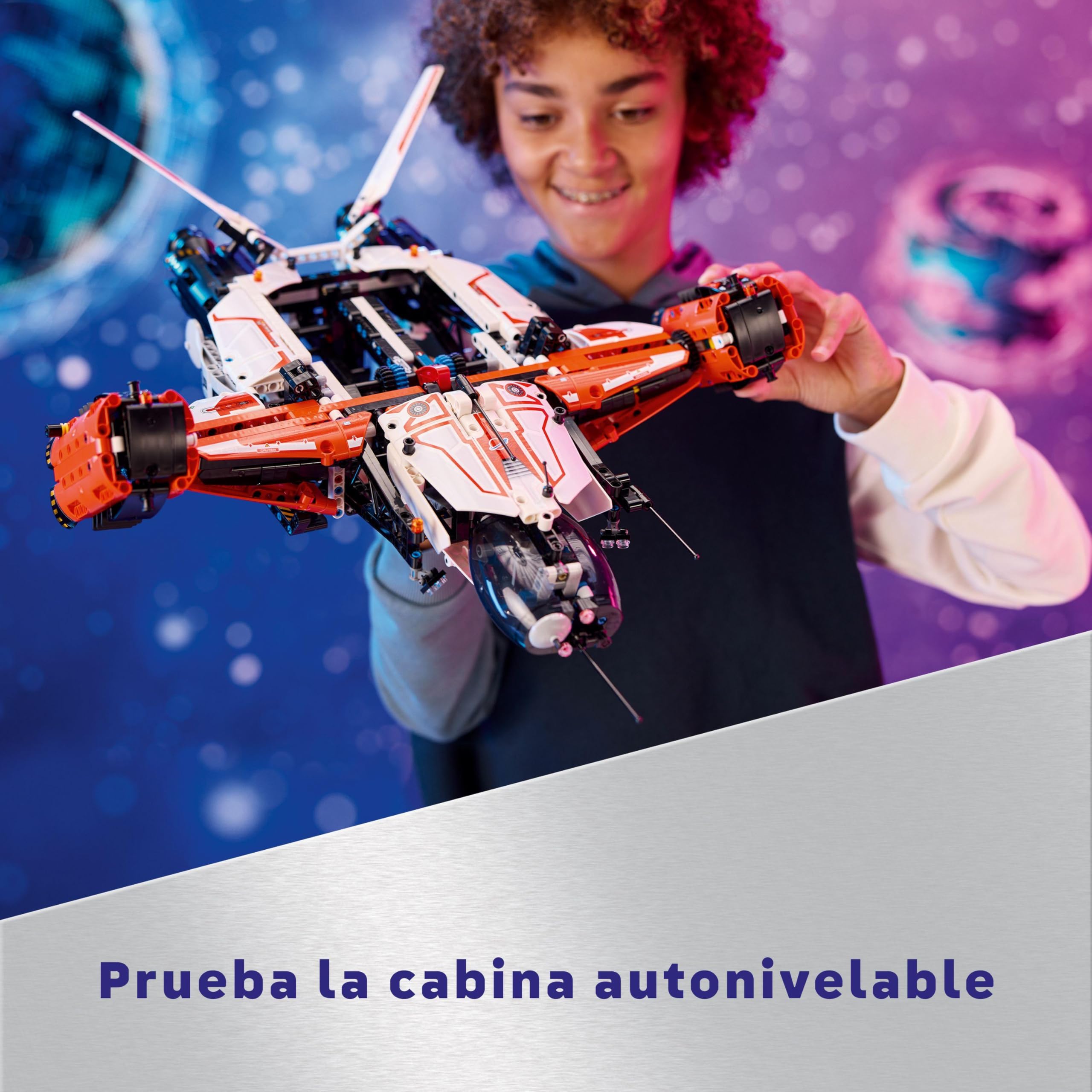 LEGO Technic Heavy Cargo Spaceship VTOL LT81 Building Toy with Mini Rover - STEM Construction Set for Kids Ages 10+ | Space Exploration Play, Birthday Gift for Boys & Girls