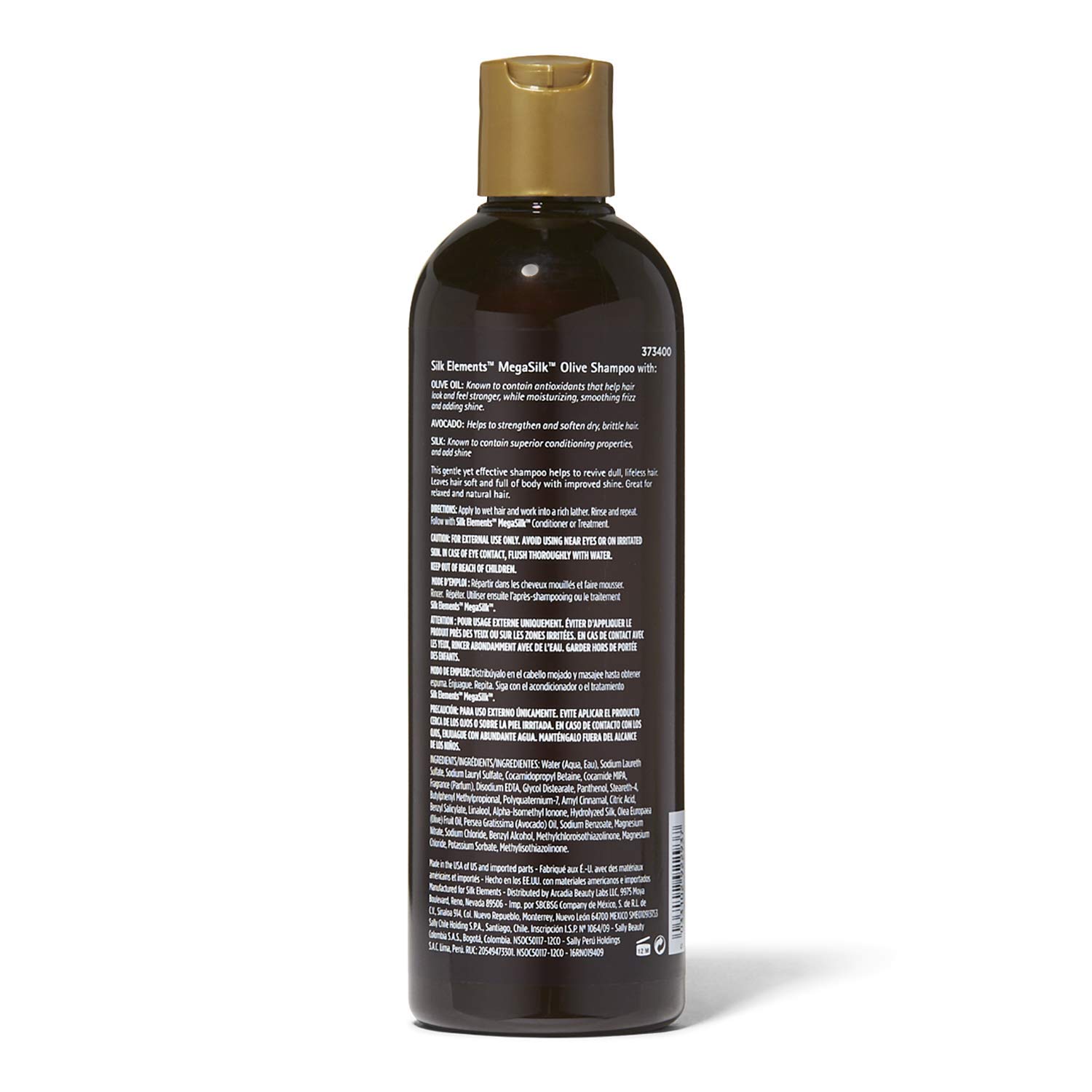 Silk Elements Megasilk Olive Oil Shampoo 16 oz - Hydrating & Nourishing for Dry Hair - Perfect for Daily Use & Salon-Quality Hair Care at Home