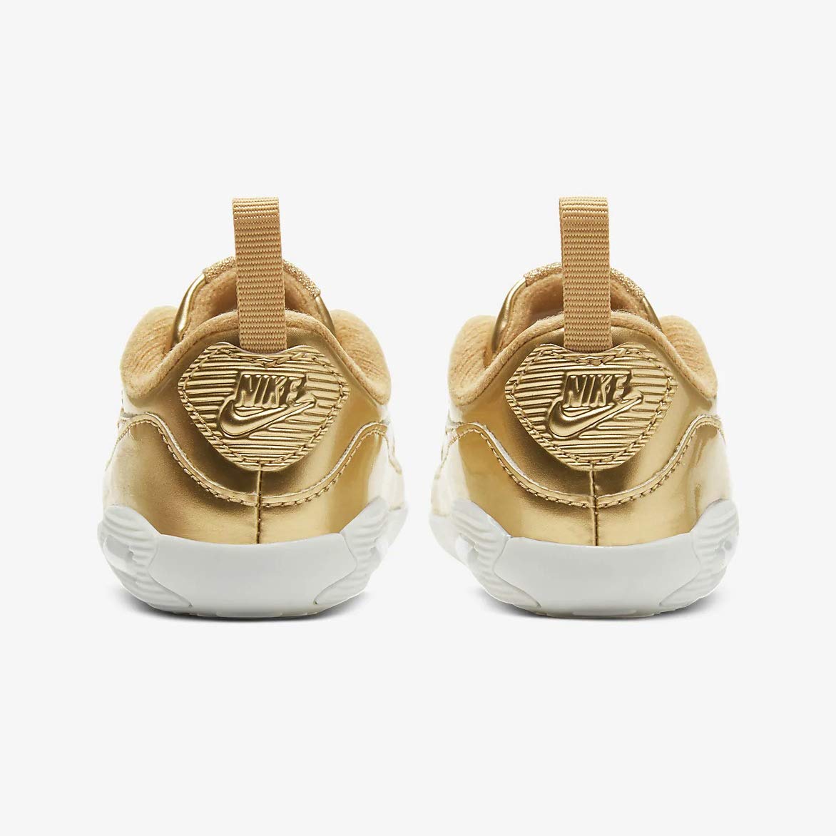 Nike Air Max 90 SP Baby Crib Shoes - Metallic Gold & Club Gold | Comfortable Infant Sneakers for Walking, Playtime & Special Occasions