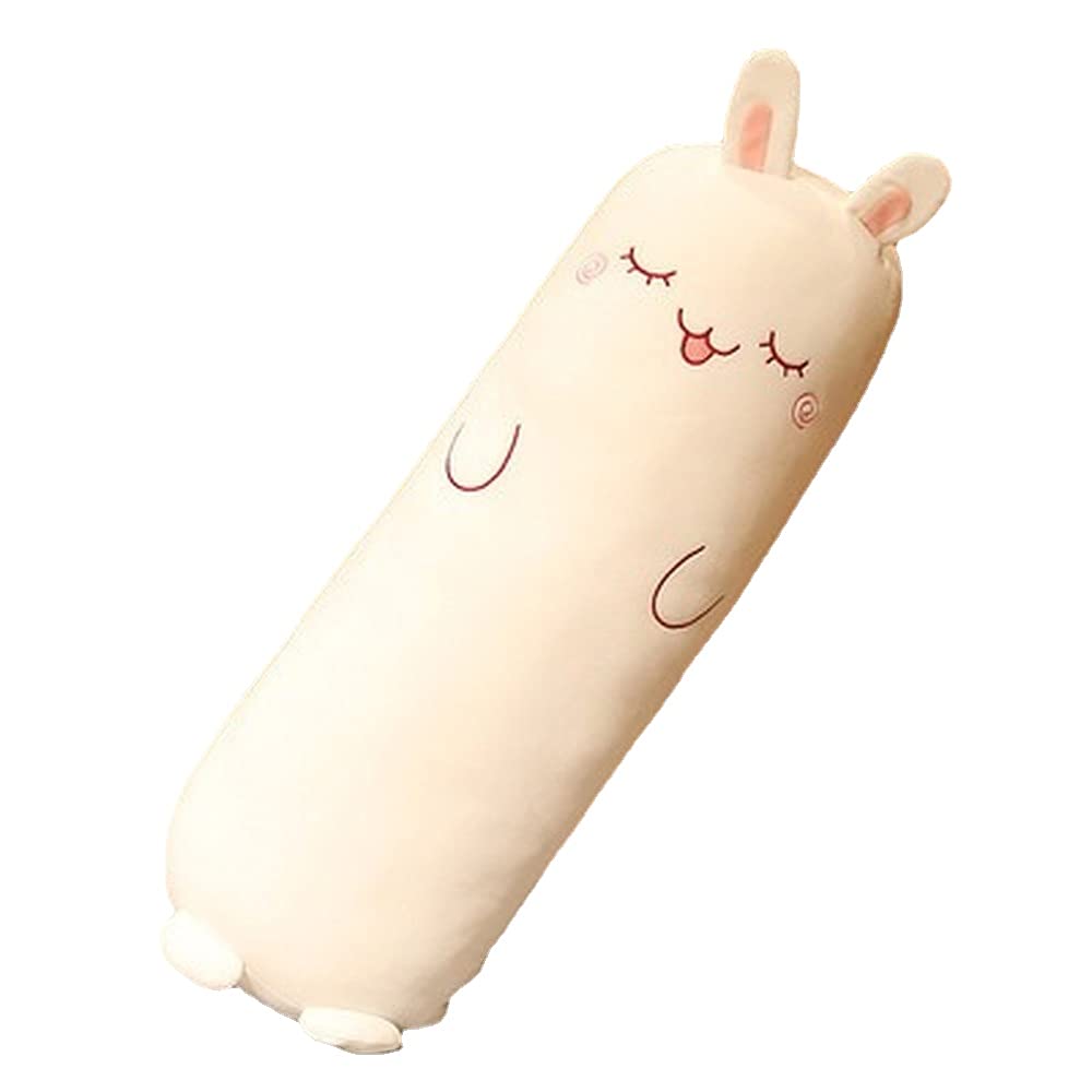 Soft Plush Bunny Body Pillow - 39 Inch Cute Animal Shaped Cuddle Pillow for Kids & Adults, Comfortable Sleeping Pillow for Bed, Best Gift for Girlfriend - Perfect for Relaxing, Watching TV & Pregnancy Support