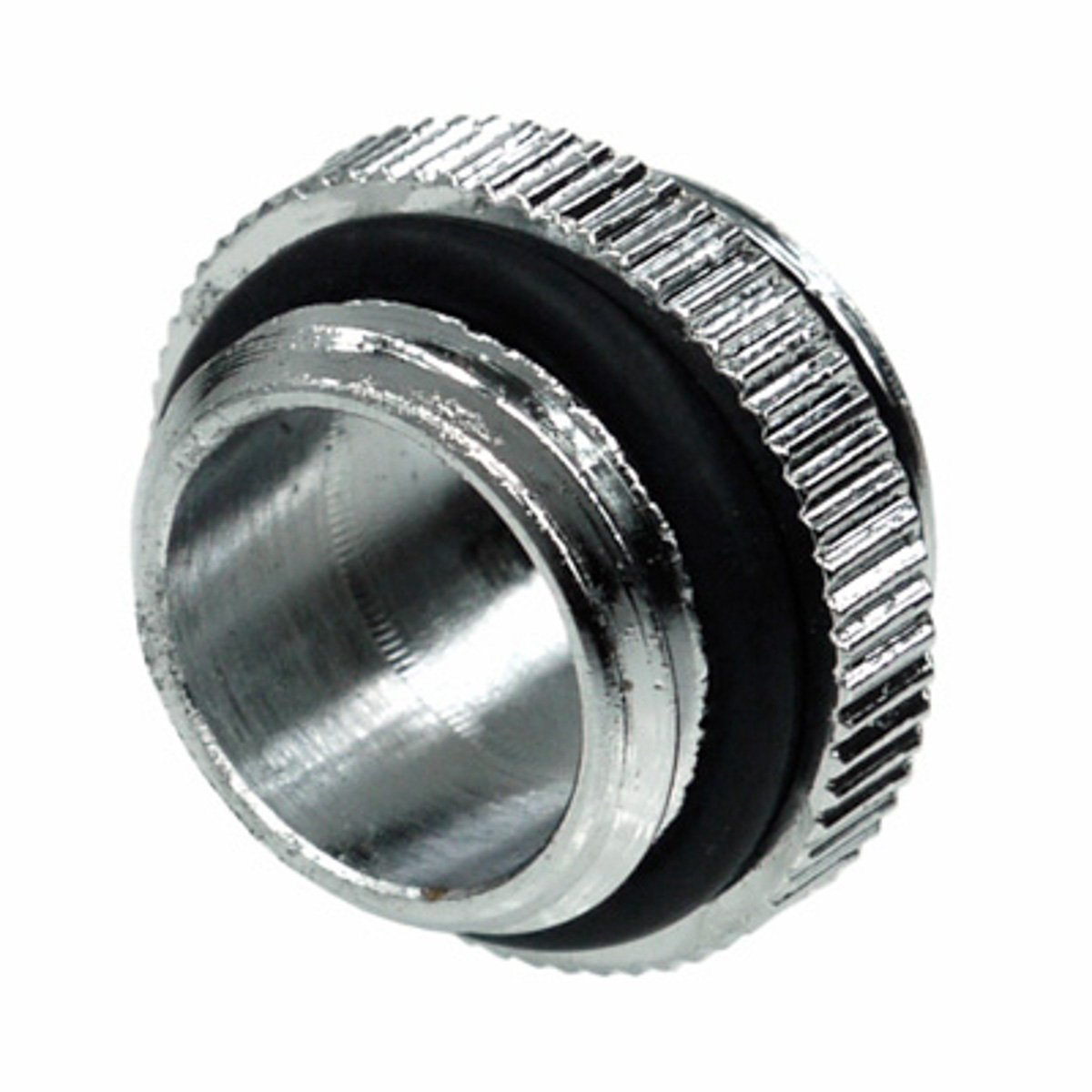 Alphacool G1/4 Male to Male 5mm Chrome Extension Fitting for PC Water Cooling - Perfect for Custom Loops, Radiators, and GPU/CPU Cooling Systems (Model 17035)