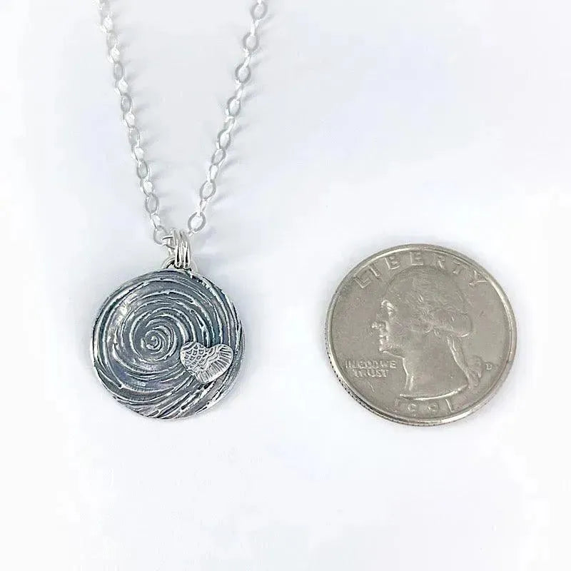 Sterling Silver Spiral Heart Pendant Necklace for Women - Elegant Jewelry Gift for Valentine's Day, Anniversary & Special Occasions