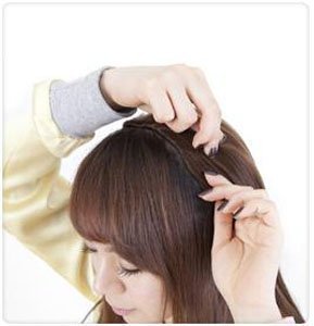 Remeehi 3/4 Half Wig - 100% Indian Remy Human Hair Silky Straight - 15