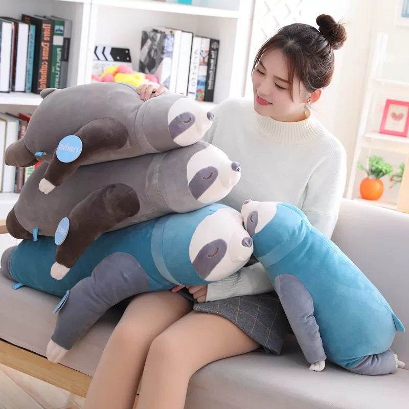 Giant Lazy Sloth Plushie - Super Soft Stuffed Animal Toy (24 Inch) | Cute & Huggable Sloth Pillow for Kids & Adults | Perfect for Bedroom Decor, Gifts, and Stress Relief