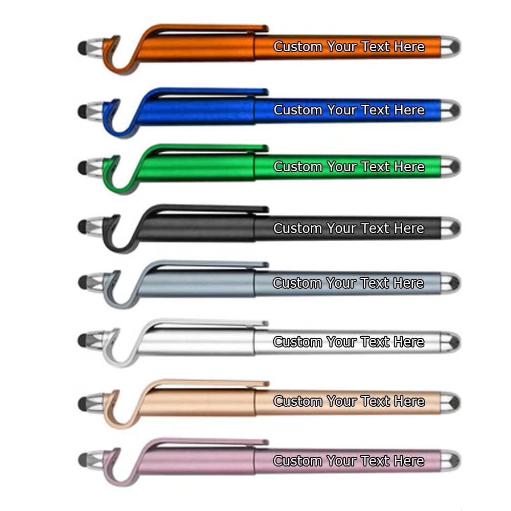 100 Pack Custom Printed Pens with Personalized Name & Text - Bulk Wholesale Promotional Gifts for Business Advertising - Perfect for Birthdays, Graduations, Office Supplies & Corporate Events - Engraved Logo & Custom Message Option - Style-15