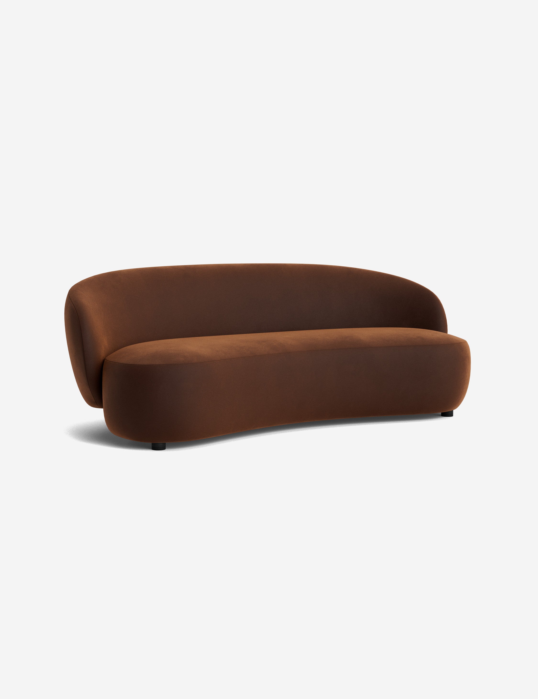 Claret Sofa - Modern Velvet Upholstered Living Room Couch for Home & Office Comfort | Perfect for Lounging, Entertaining & Relaxing